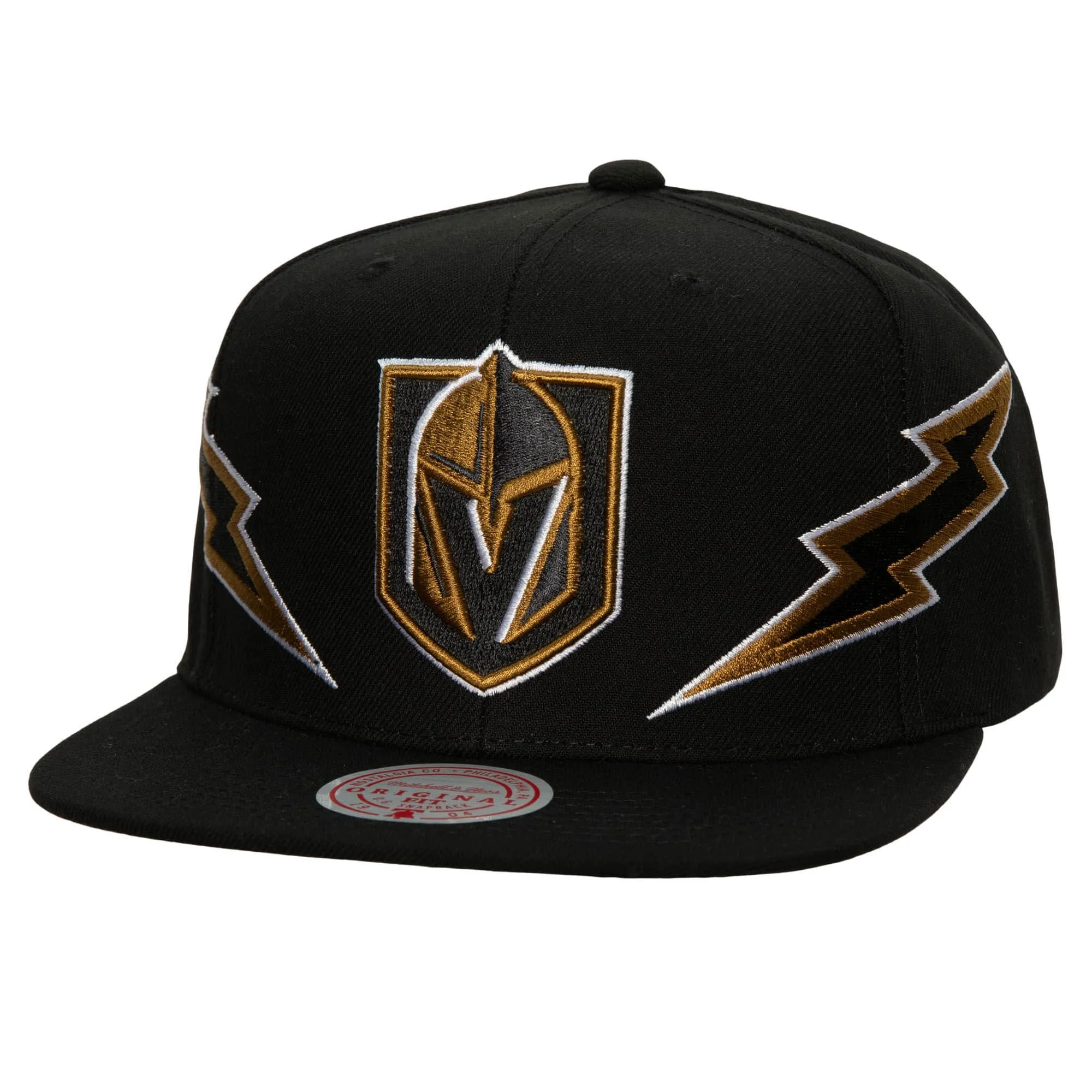 Mitchell & Ness Men's NHL Double Trouble Snapback Knights Black sold by Zulily