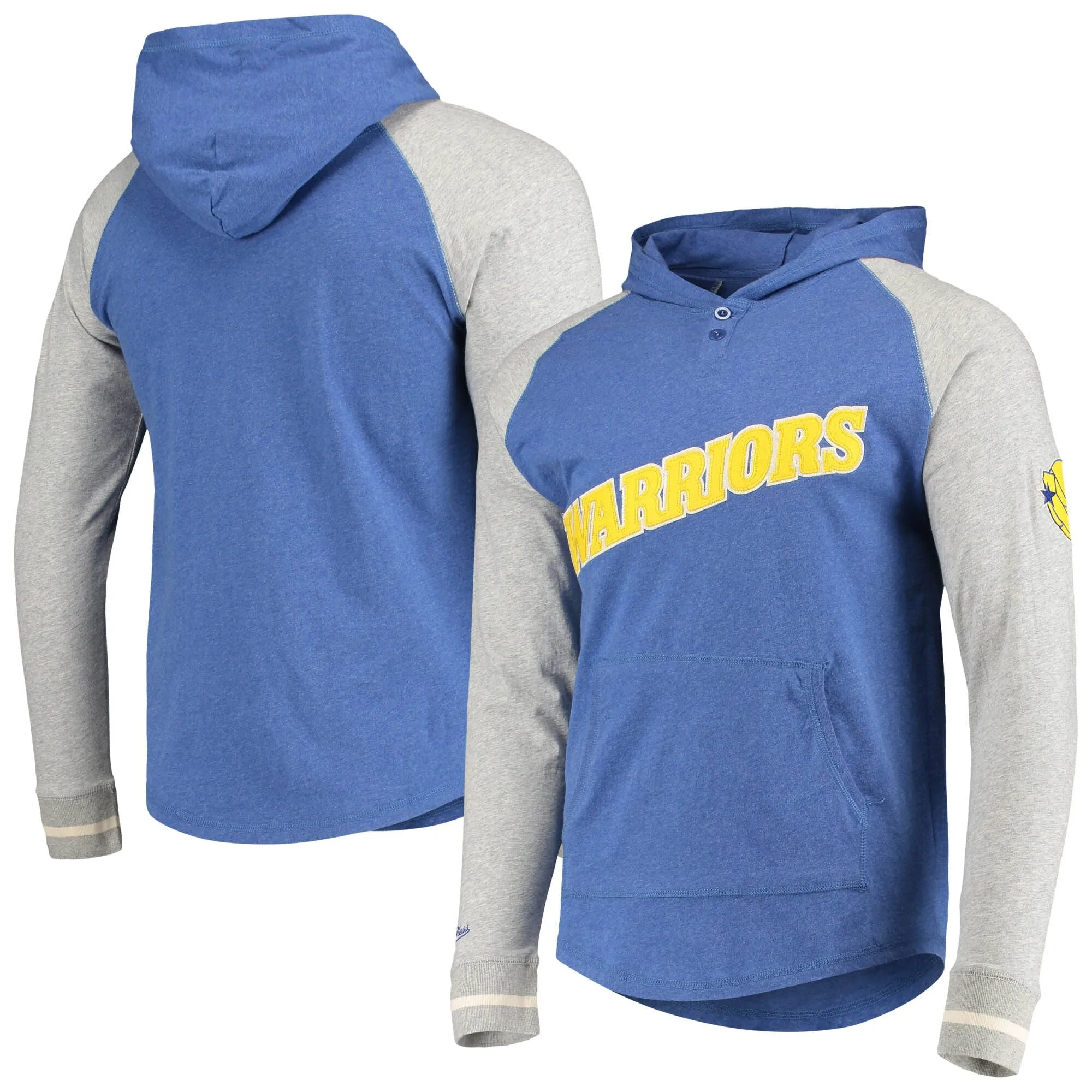 Mitchell & Ness Men's NBA Golden State Warriors Slugfest Lightweight Hoody sold by Zulily product image thumbnail 2