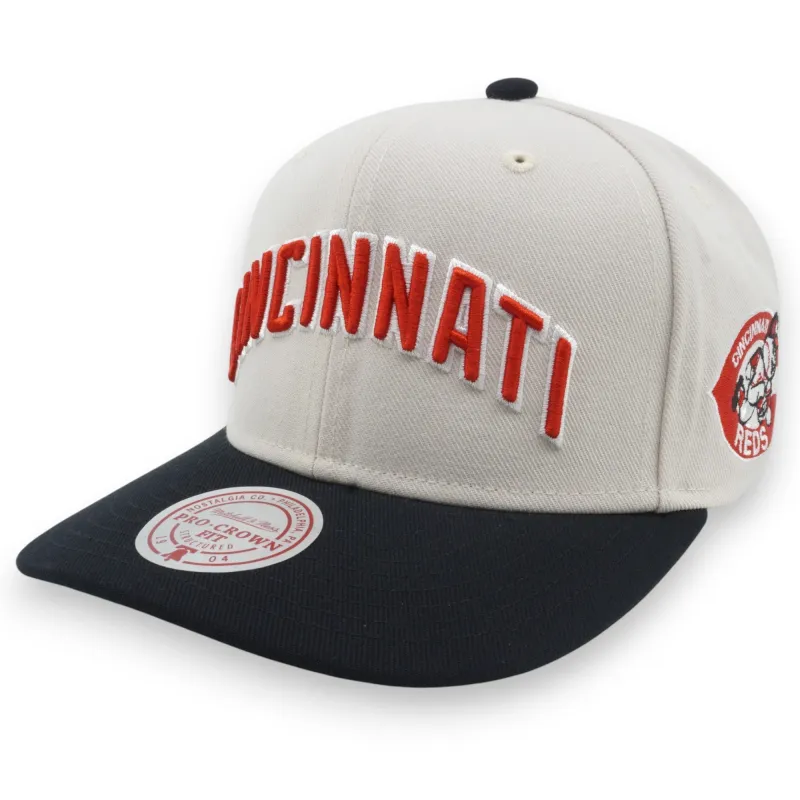 Mitchell & Ness Men's MLB Off Word Pro Snapback Coop Reds sold by Zulily