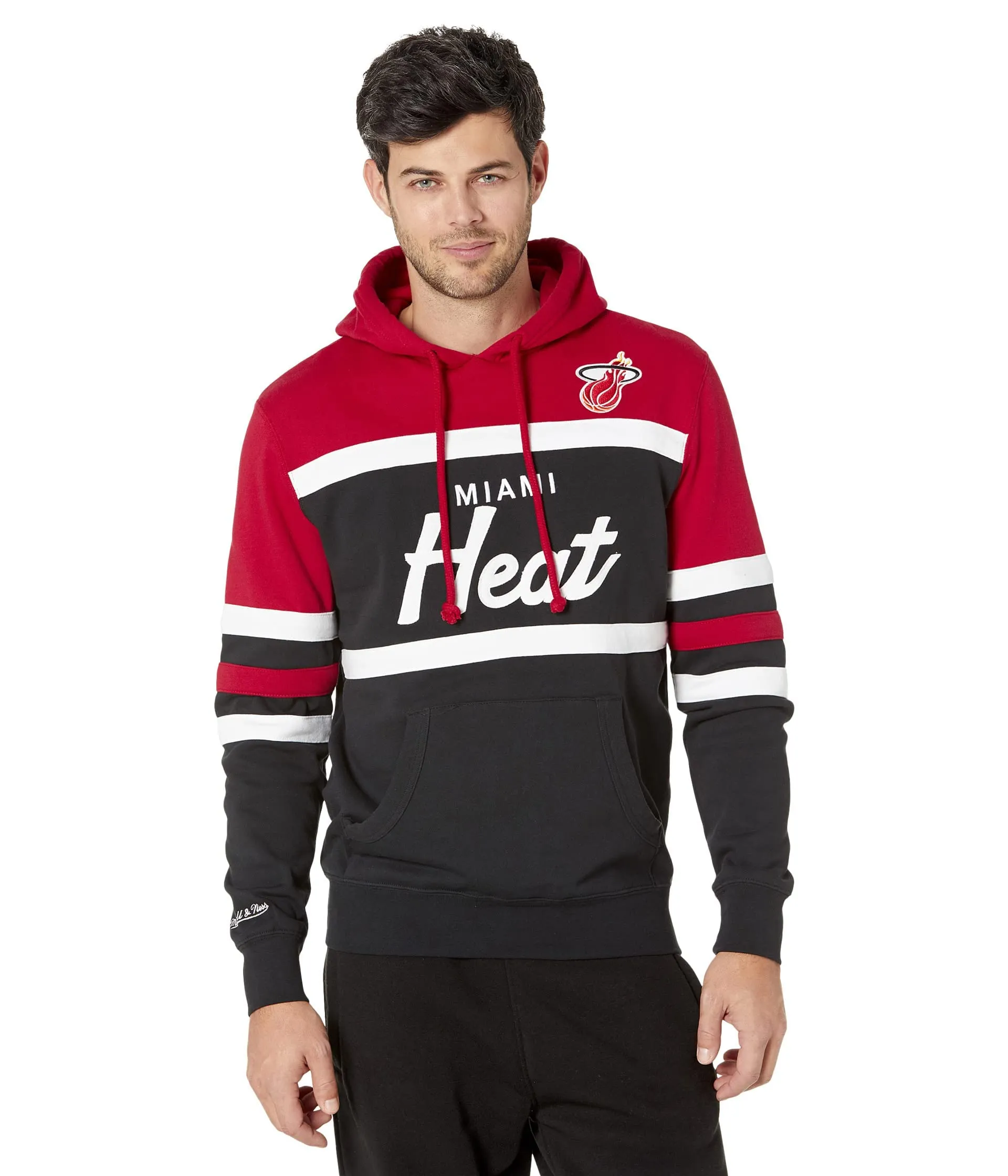 Mitchell & Ness Men's NBA Head Coach Hoodie Heat sold by Zulily product image thumbnail 3