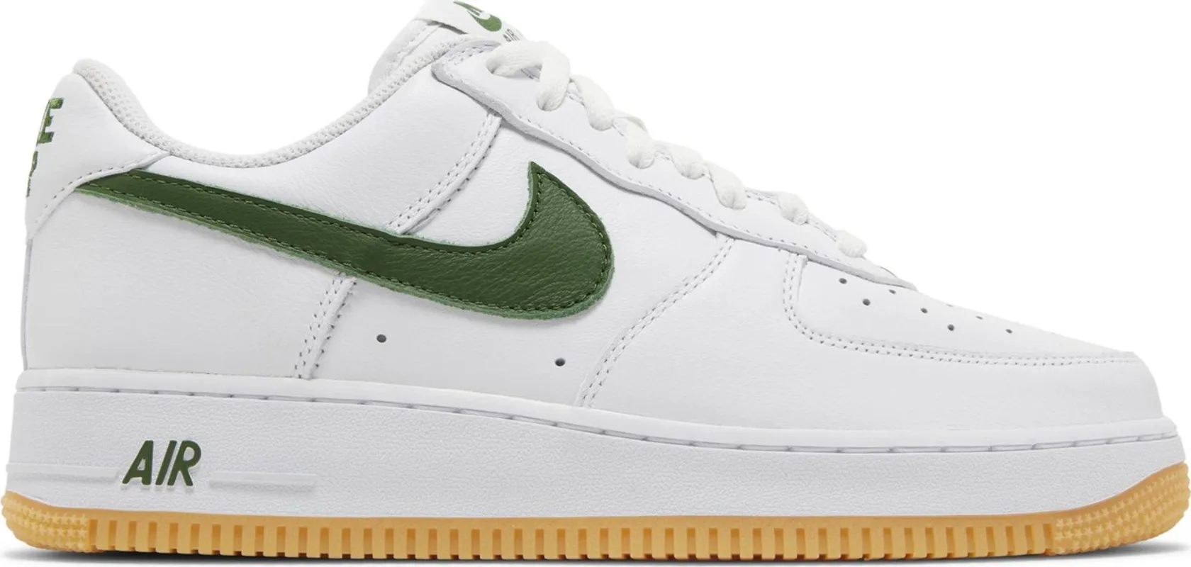 Nike Men's Air Force 1 Low Retro Qs 'Color Of The Month White Forest Green' Sneakers sold by Zulily
