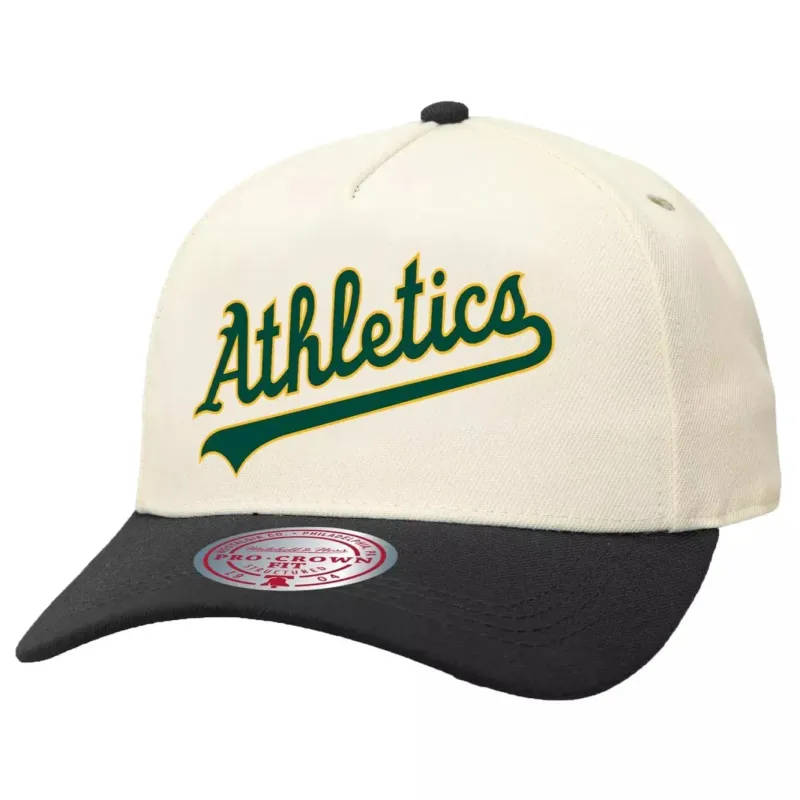 Mitchell & Ness Men's MLB Off Word Pro Snapback Athletics sold by Zulily