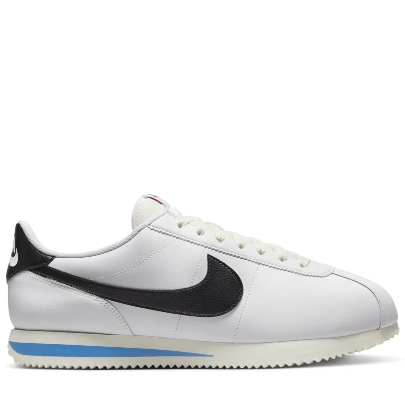 Nike Men's Cortez '23 'White Black Light Photo Blue' Sneakers sold by Zulily