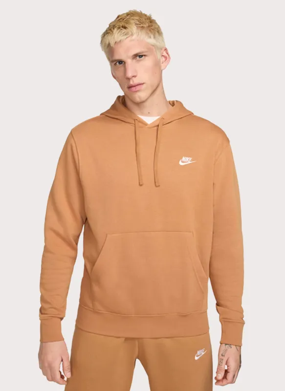 Nike Men's Sportswear Club Fleece Embroidered Hoodie made by Nike
