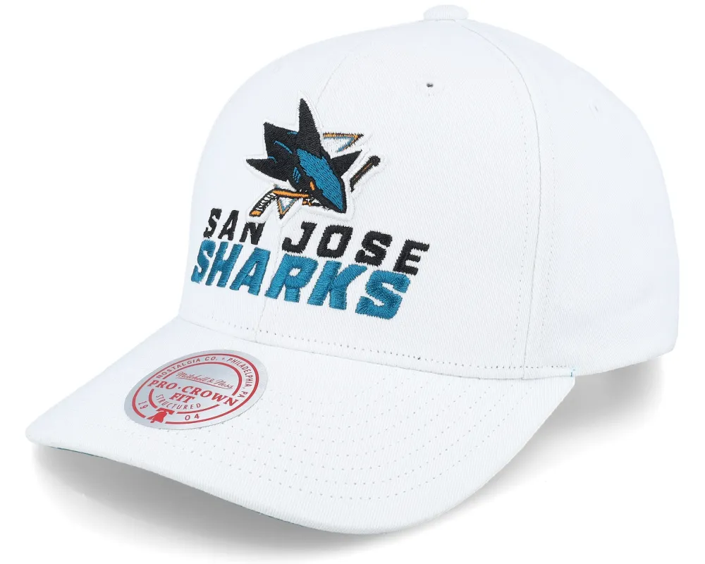 Mitchell & Ness Men's NHL All In Pro Snapback Sharks Snapback Caps sold by Zulily