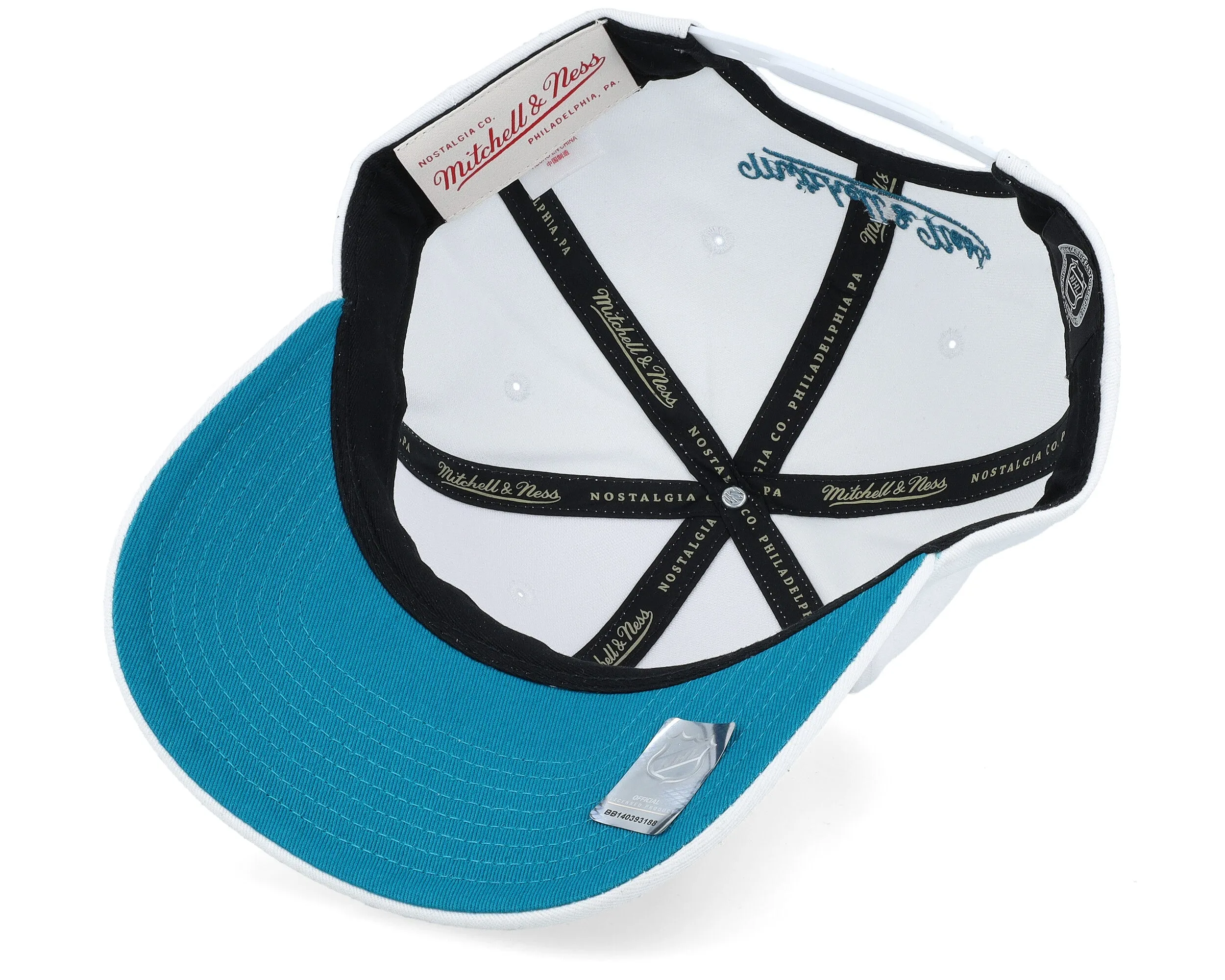 Mitchell & Ness Men's NHL All In Pro Snapback Sharks Snapback Caps sold by Zulily product image thumbnail 5