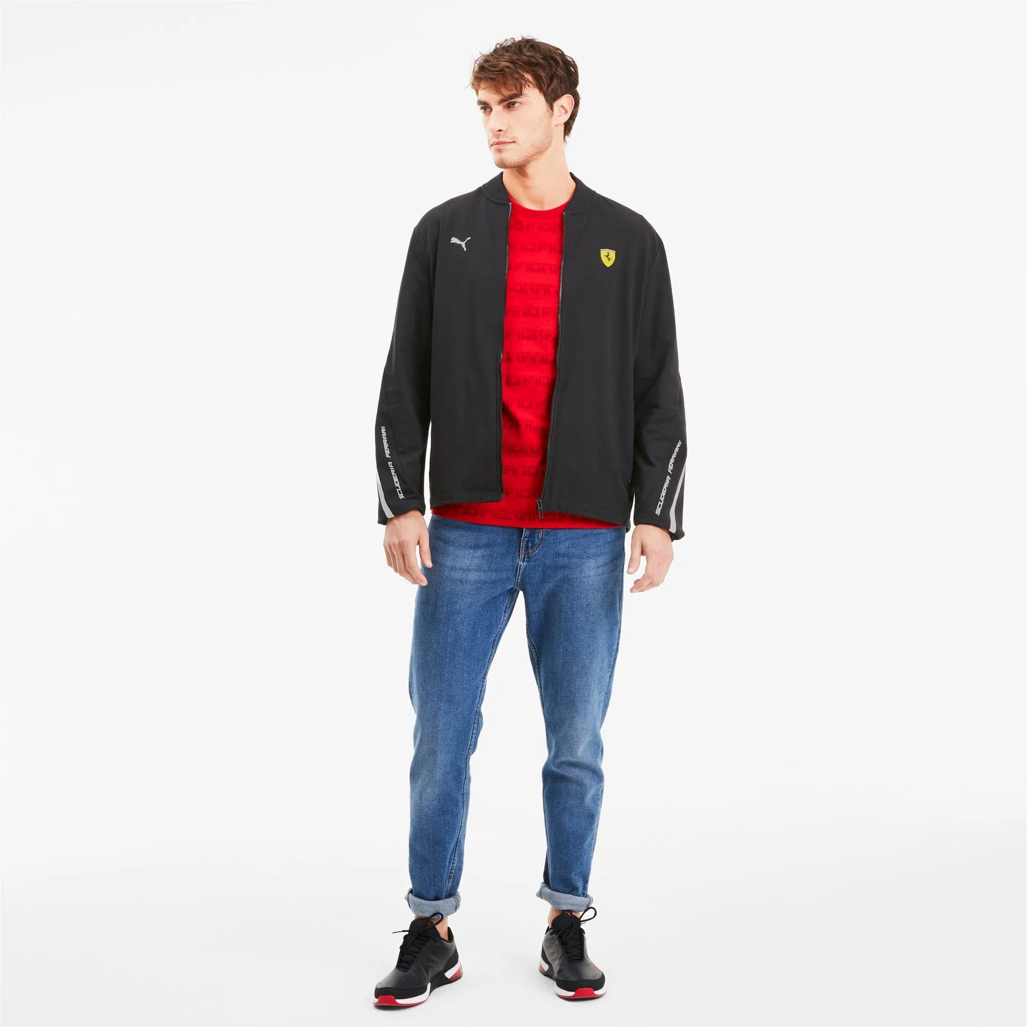 Puma Men's Sf Ferrari Lightweight Sweat Jacket Jackets sold by Zulily product image thumbnail 3