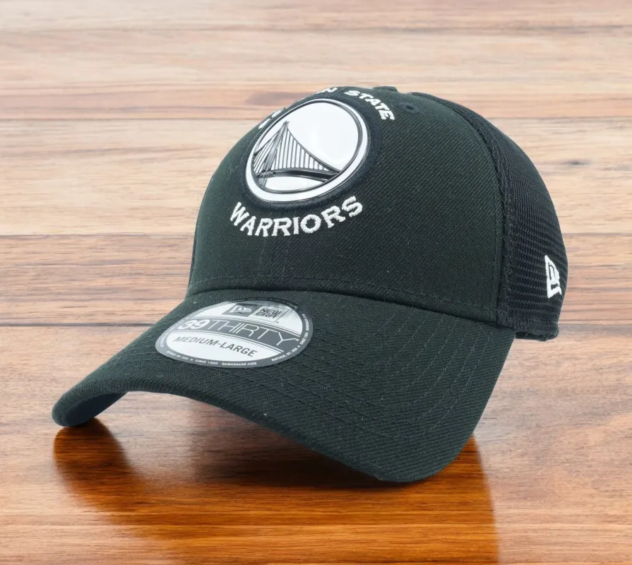 New Era Men's NBA Golden State Warriors Fan Mesh 39Thirty Fitted sold by Zulily