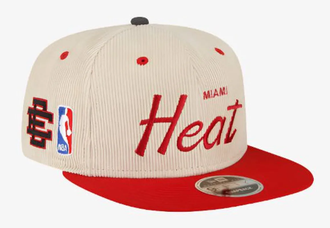 New Era Men's X Eric Emanuel NBA 'Miami Heat' Ee 9Fifty Snapback Hat Hats sold by Zulily