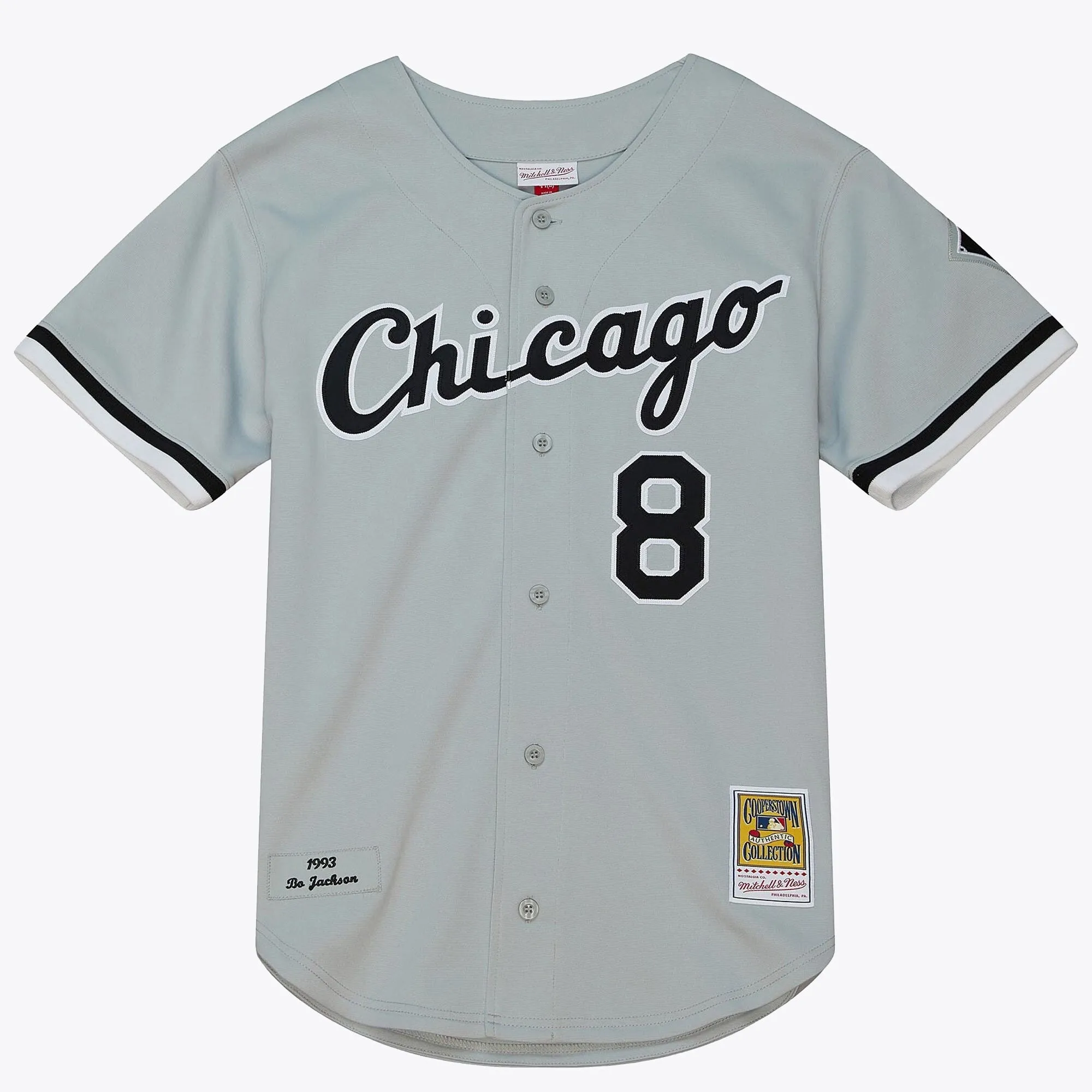 Mitchell & Ness Men's MLB Road Jersey White Sox 1993 Bo Jackson Jerseys sold by Zulily