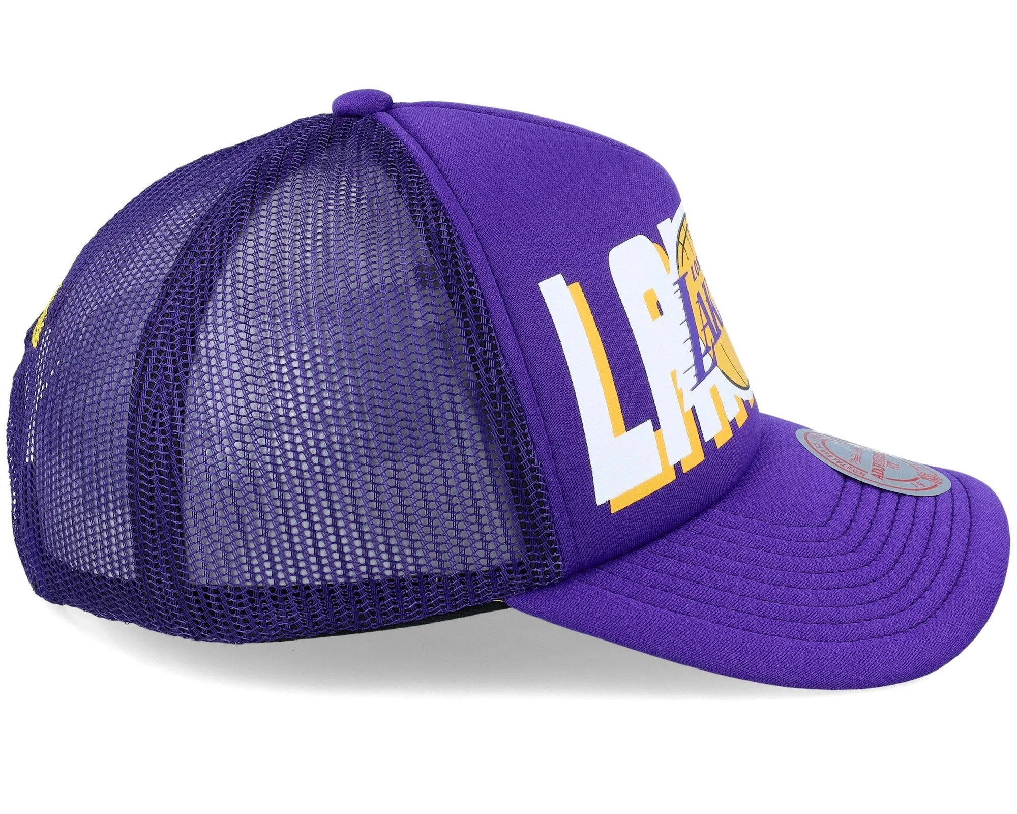 Mitchell & Ness Men's NBA Billboard Trucker Snapback Lakers Snapback Caps sold by Zulily product image thumbnail 3