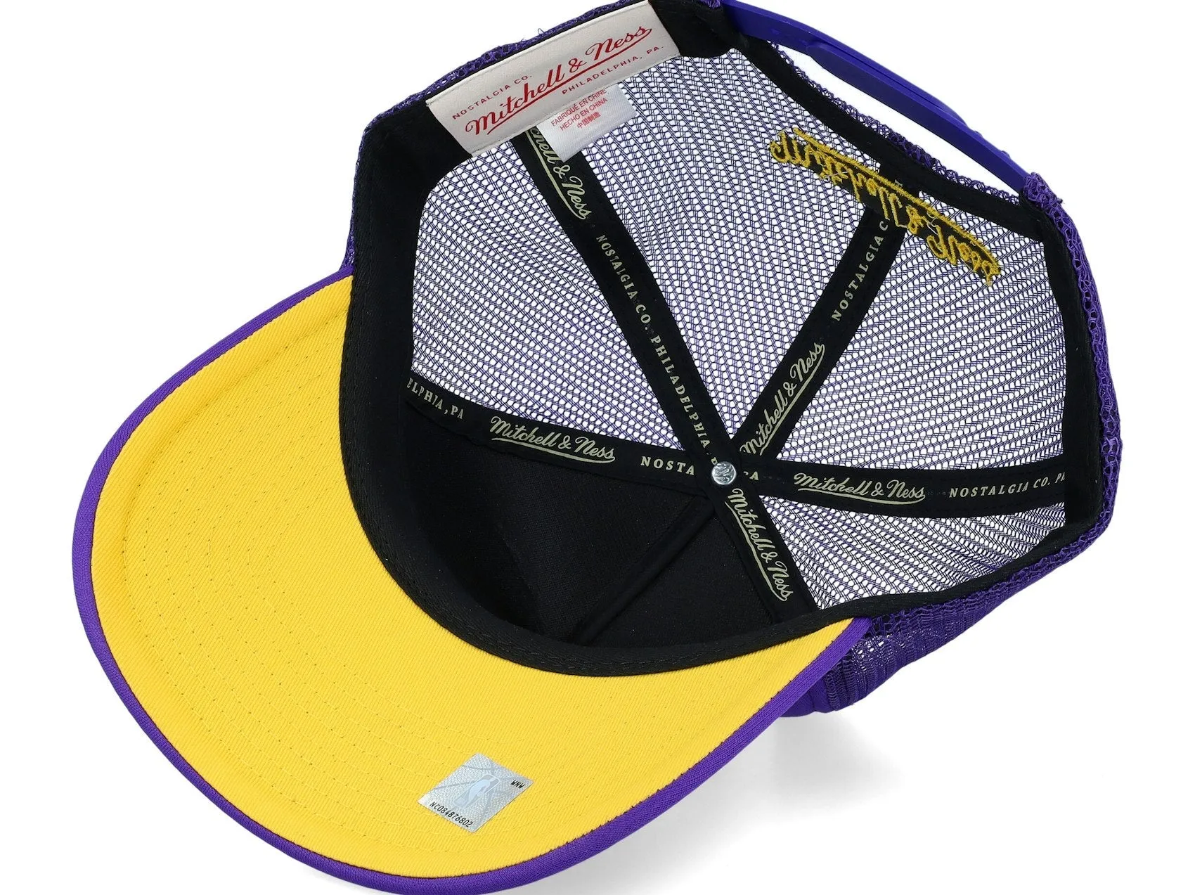 Mitchell & Ness Men's NBA Billboard Trucker Snapback Lakers Snapback Caps sold by Zulily product image thumbnail 5