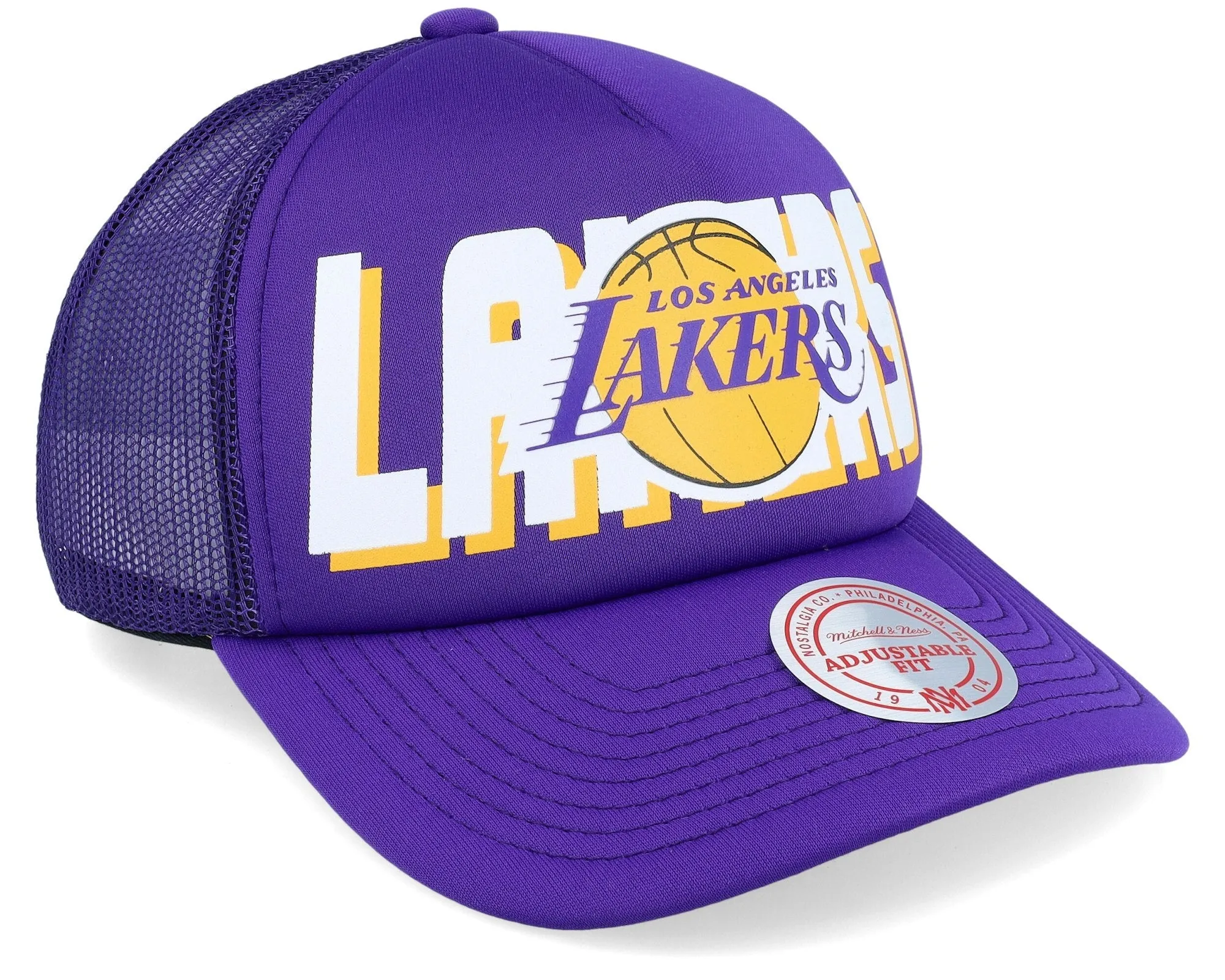 Mitchell & Ness Men's NBA Billboard Trucker Snapback Lakers Snapback Caps sold by Zulily product image thumbnail 2