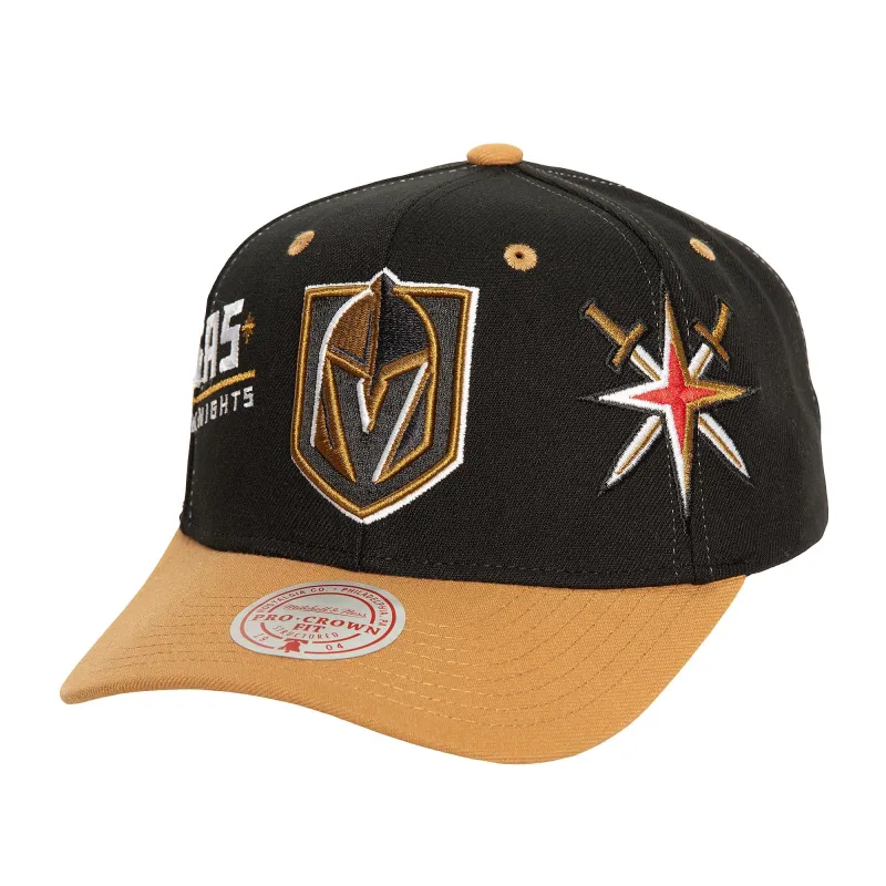 Mitchell & Ness Men's NHL Overbite Pro Snapback Knights Snapback Caps sold by Zulily
