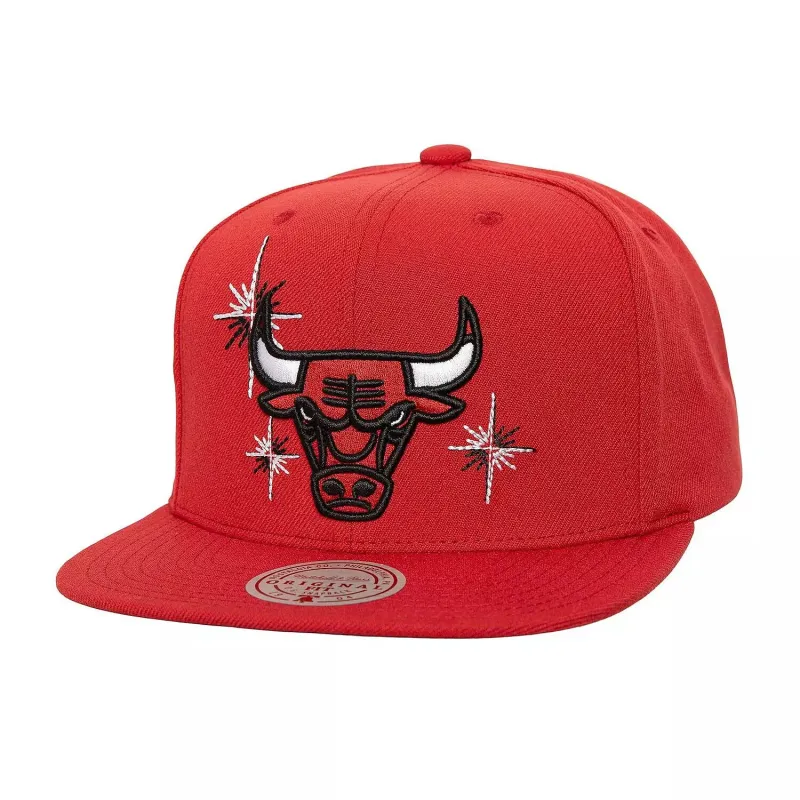 Mitchell & Ness Men's NBA Starlight Snapback Bulls Snapback Caps sold by Zulily