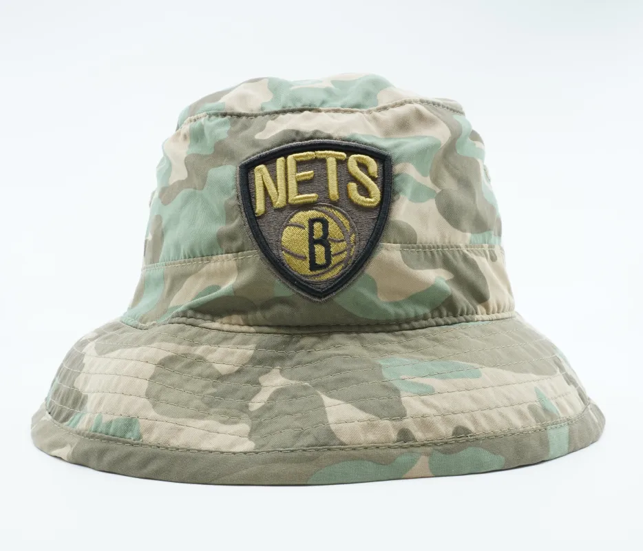 Mitchell & Ness Men's NBA Brooklyn Nets Camouflage Ambush Bucket Hat Hats sold by Zulily