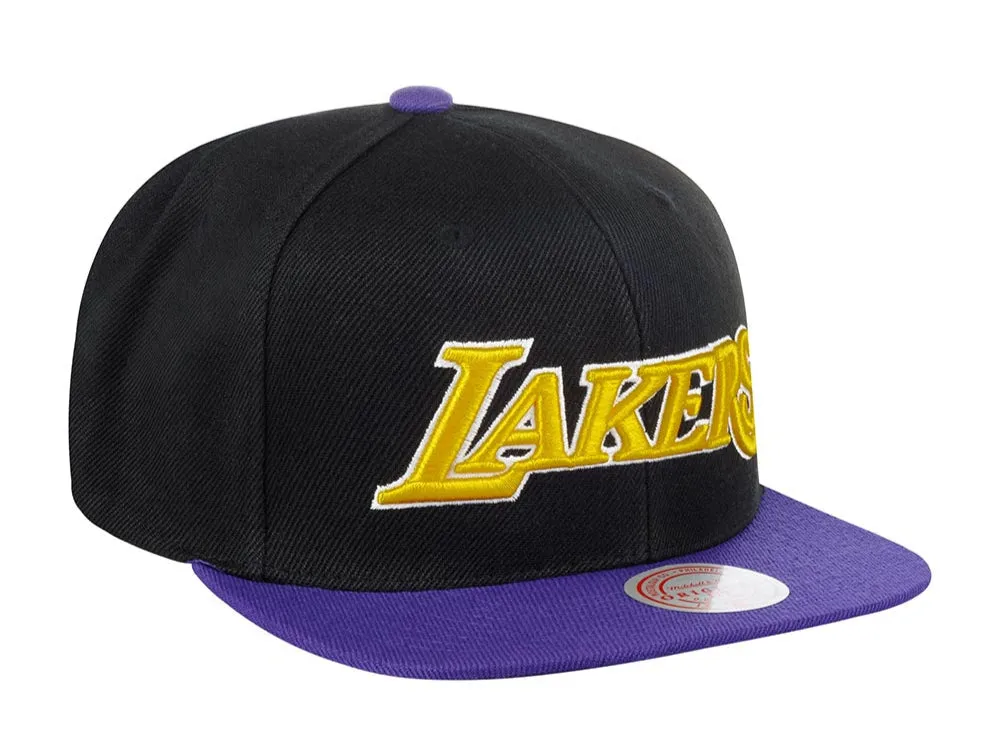 Mitchell & Ness Men's NBA Core Basic Snapback Lakers Snapback Caps sold by Zulily product image thumbnail 2