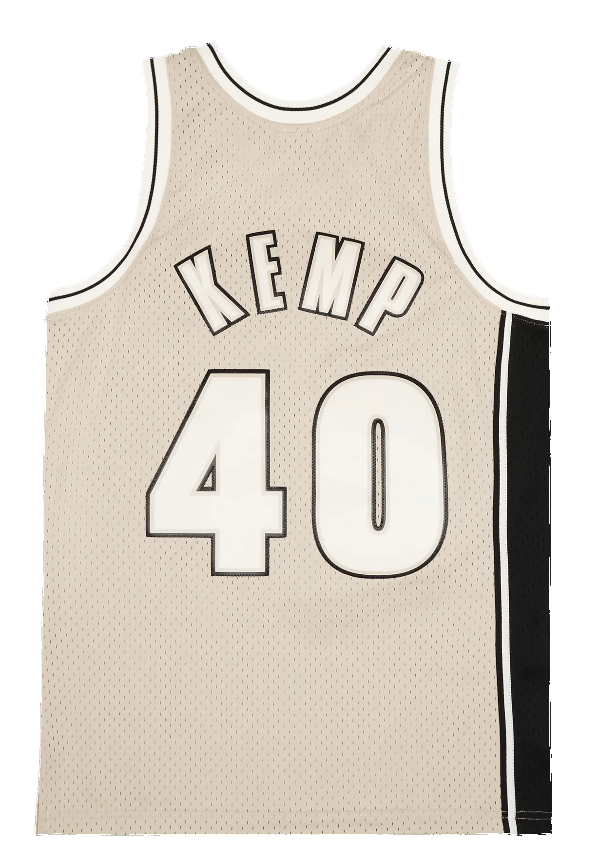 Mitchell & Ness Men's Khaki Black Swingman Jersey Supersonics 1995 Shawn Kemp Jerseys sold by Zulily product image thumbnail 2