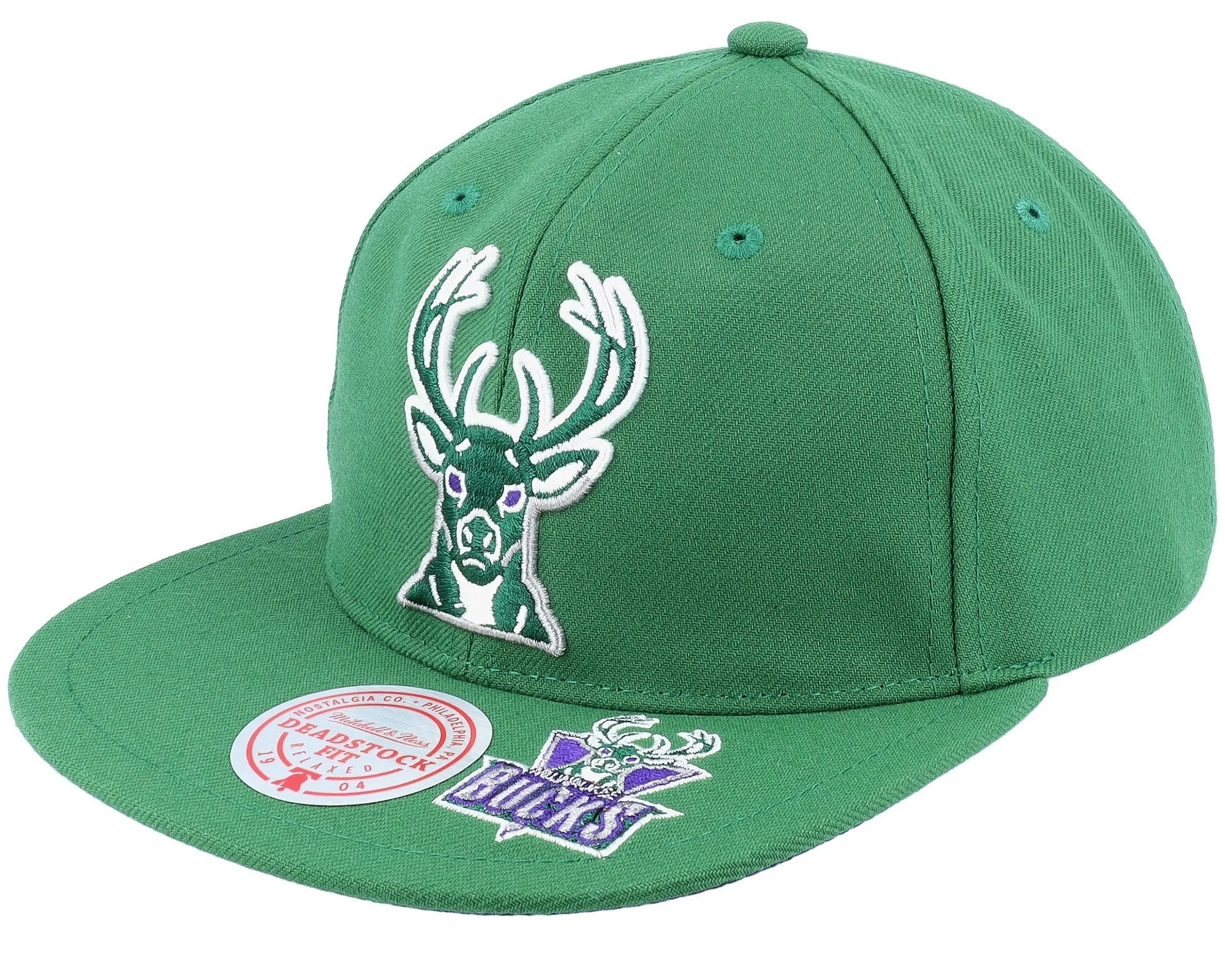 Mitchell & Ness Men's NBA Dead Remix Deadstock Snapback Hwc Bucks Snapback Caps sold by Zulily