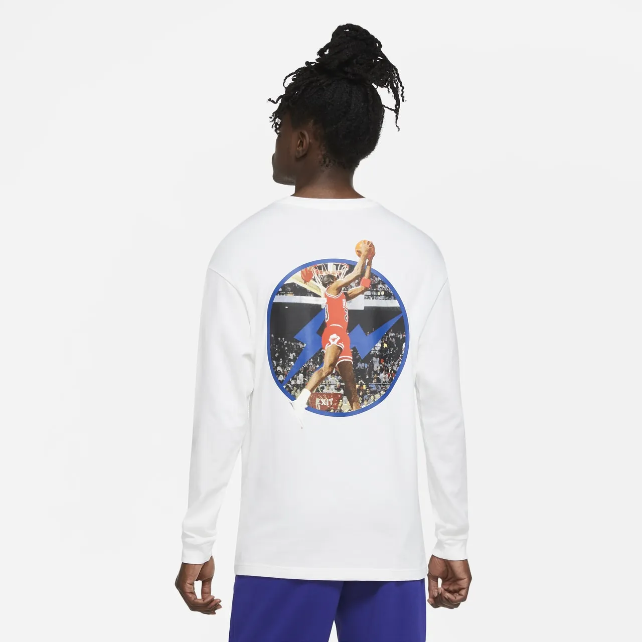 Air Jordan Men's X Fragment Long-Sleeve T-Shirt sold by Zulily product image thumbnail 4