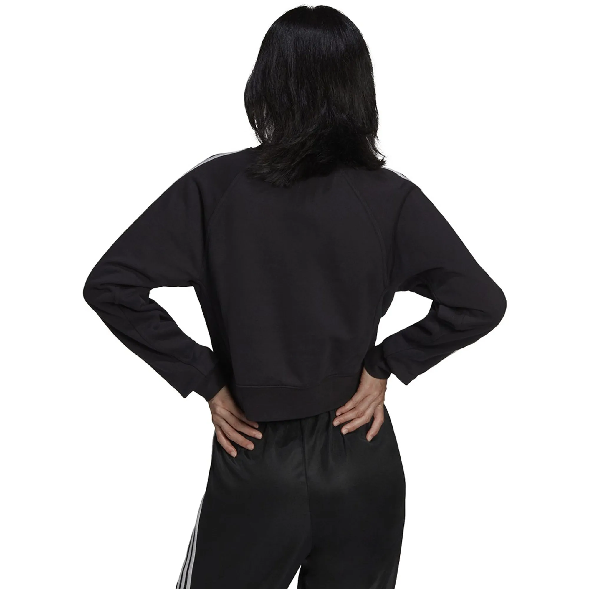 adidas Women's Originals Adicolor High Shine Crew Sweatshirt sold by Zulily product image thumbnail 2