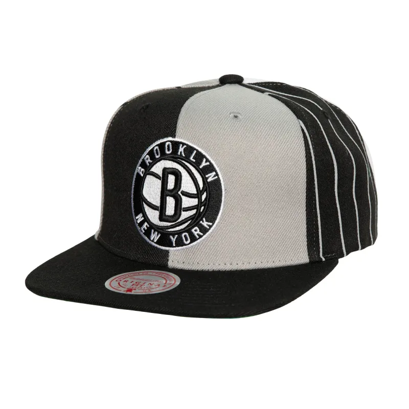 Mitchell & Ness Men's NBA What The Pinstripe Nets Hats sold by Zulily
