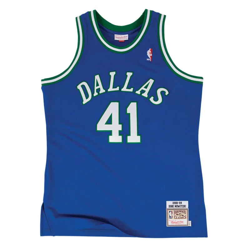 Mitchell & Ness NBA Authentic Road Jersey Dallas Mavericks 98 Dirk Nowitzki sold by Zulily