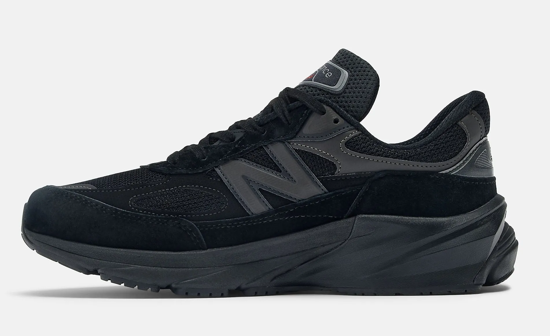New Balance Men's 990V6 'Triple Black' 2E Wide Sneakers sold by Zulily product image thumbnail 3