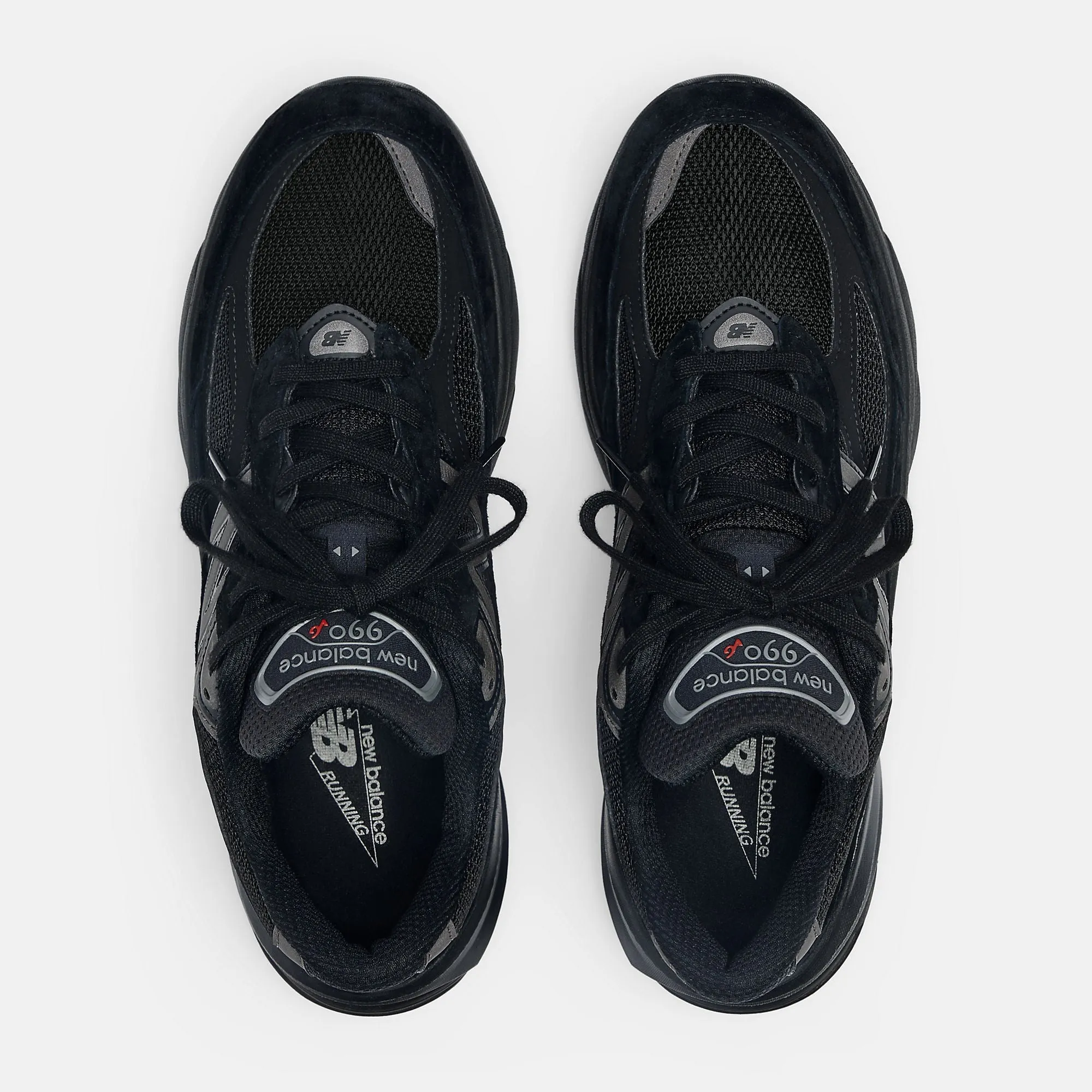 New Balance Men's 990V6 'Triple Black' 2E Wide Sneakers sold by Zulily product image thumbnail 4