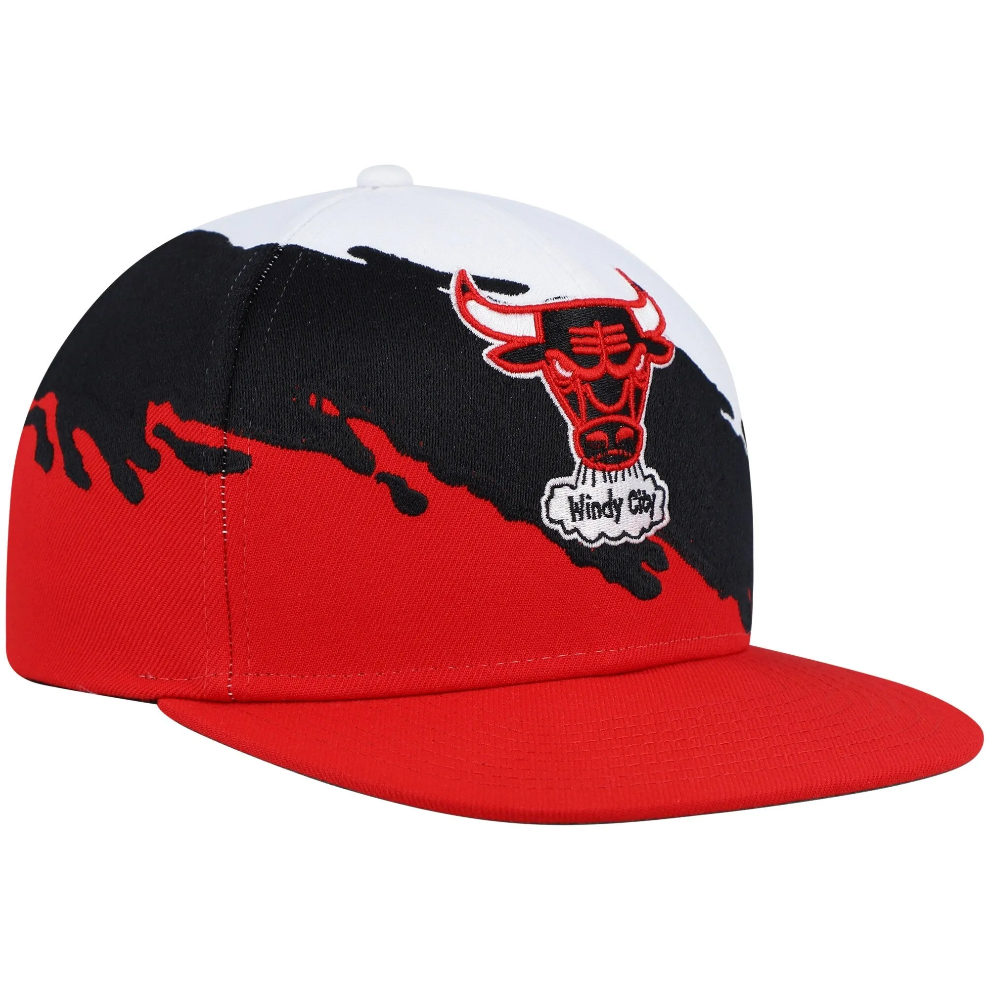 Mitchell & Ness Men's NBA Chicago Bulls Paintbrush Snapback Hwc Snapback Caps sold by Zulily product image thumbnail 3