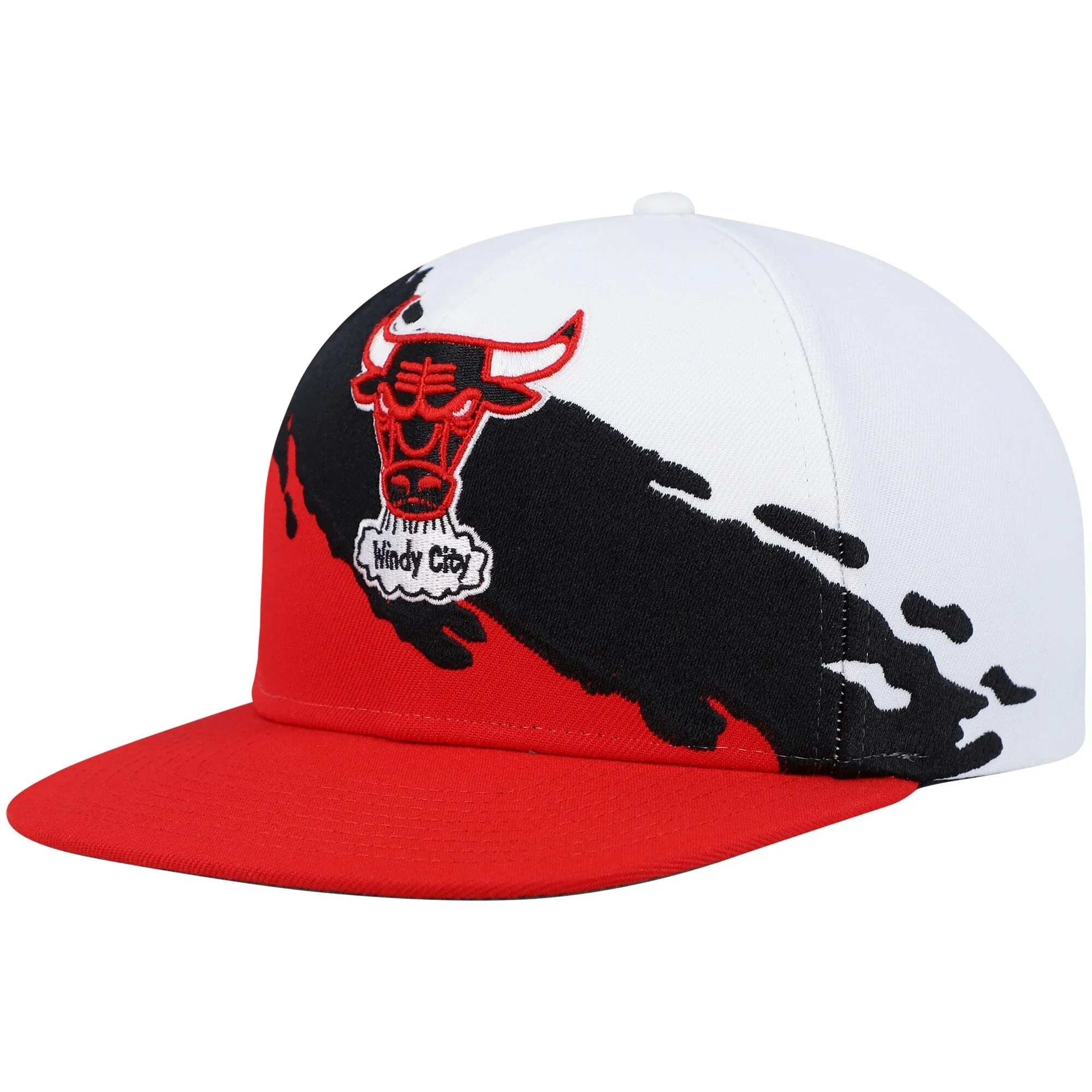 Mitchell & Ness Men's NBA Chicago Bulls Paintbrush Snapback Hwc Snapback Caps sold by Zulily