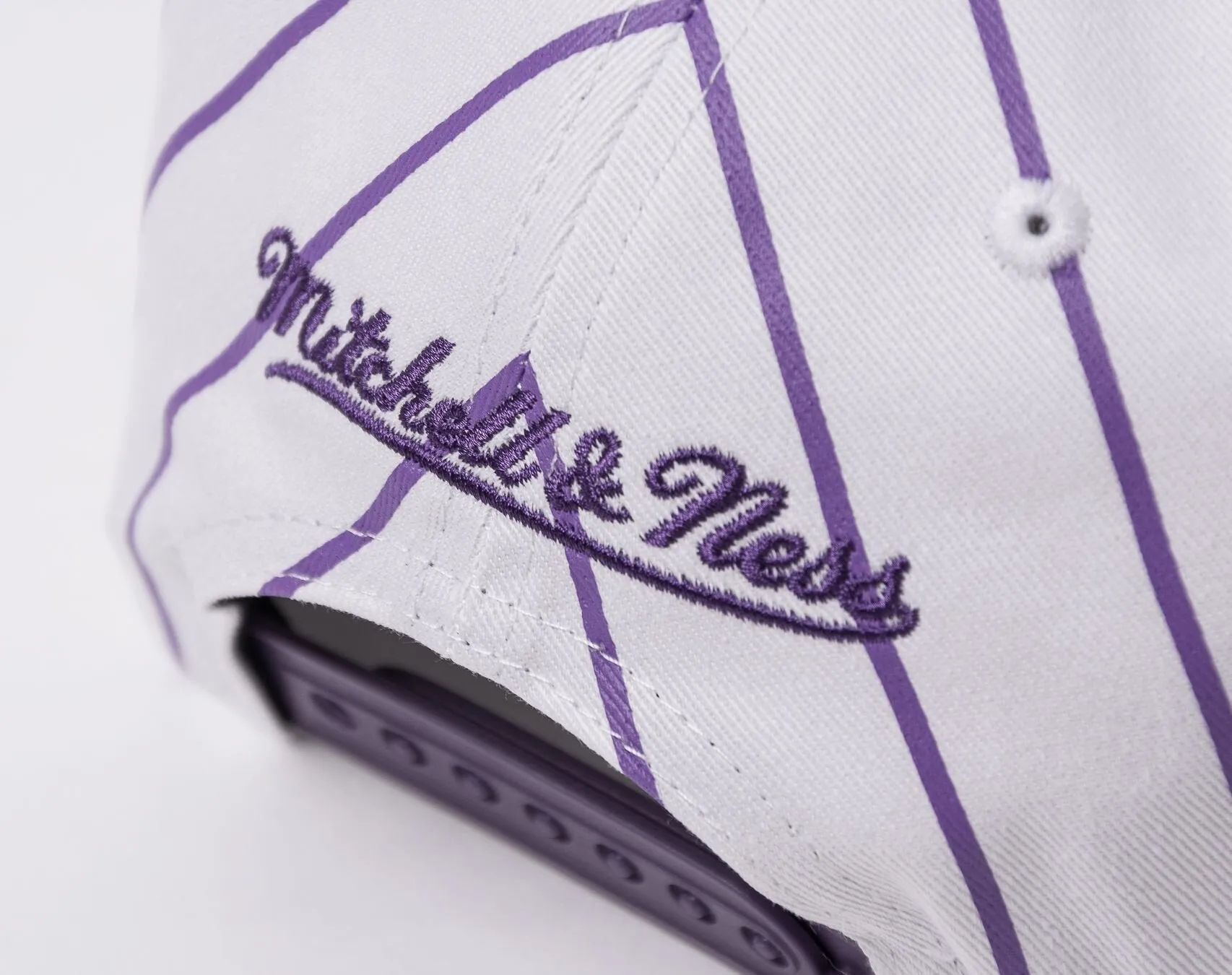 Mitchell & Ness Men's NBA Retro Pinstripe Snapback Hwc Raptors Snapback Caps sold by Zulily product image thumbnail 4