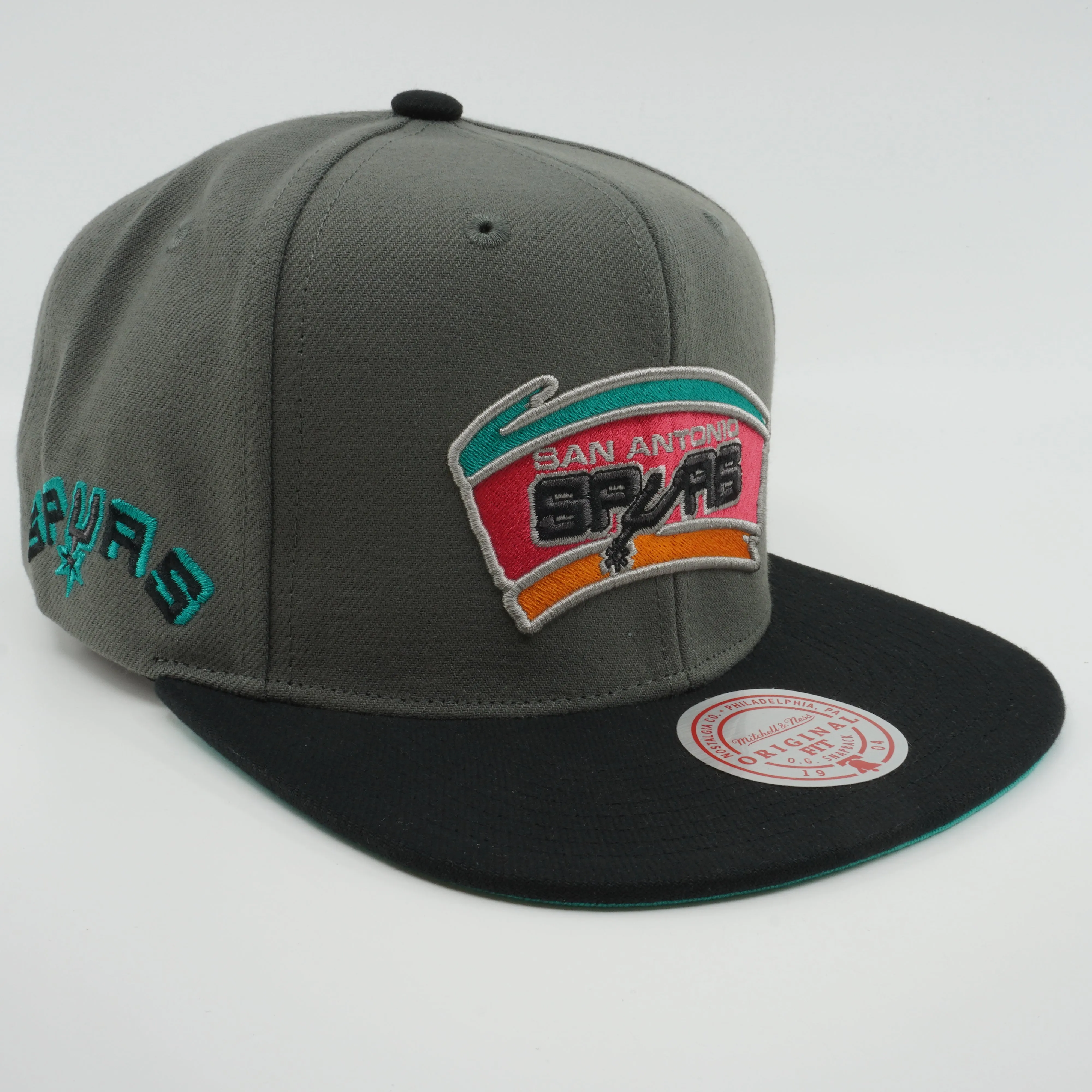 Mitchell & Ness Men's NBA Storm Front Snapback Hwc Spurs Snapback Caps sold by Zulily product image thumbnail 3