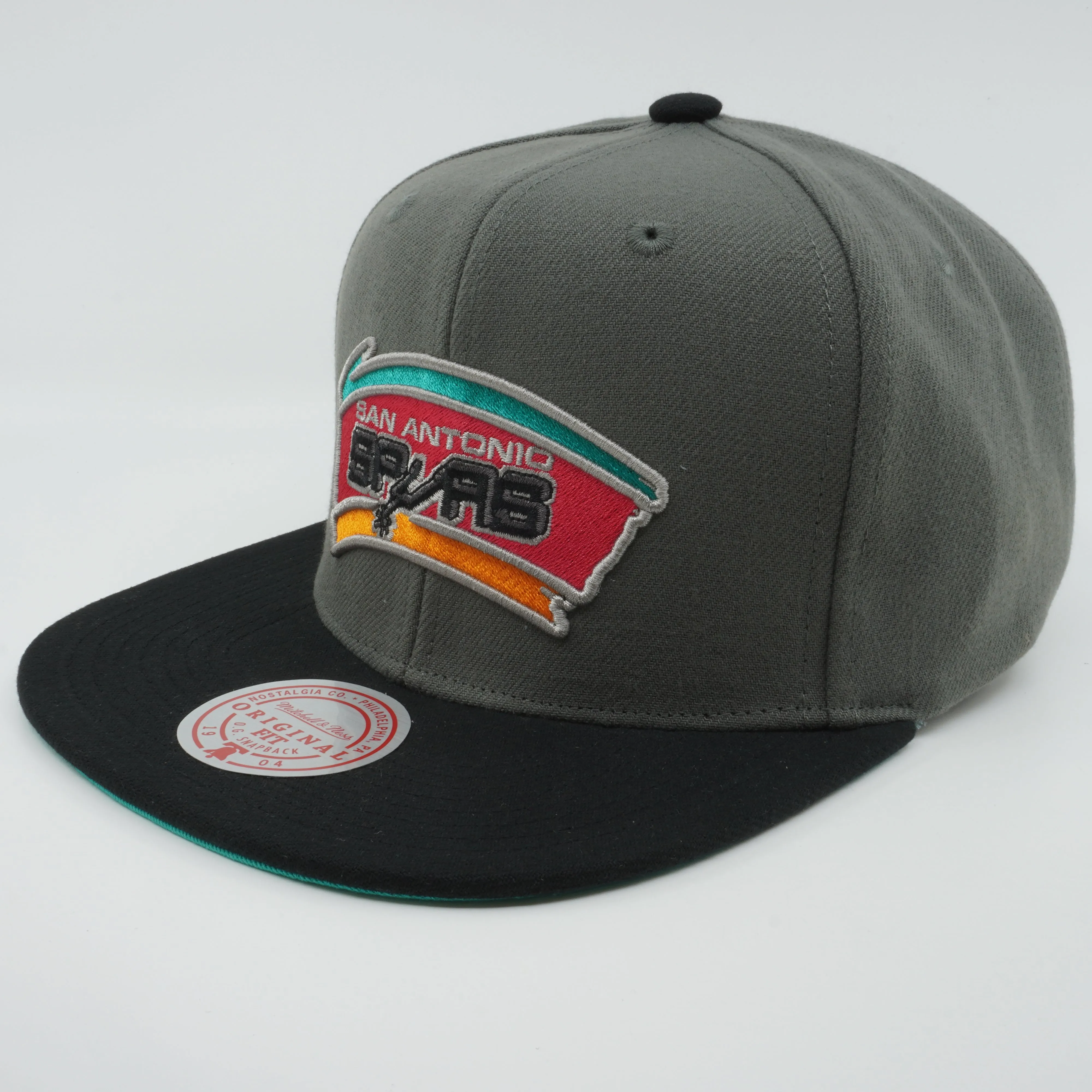 Mitchell & Ness Men's NBA Storm Front Snapback Hwc Spurs Snapback Caps sold by Zulily