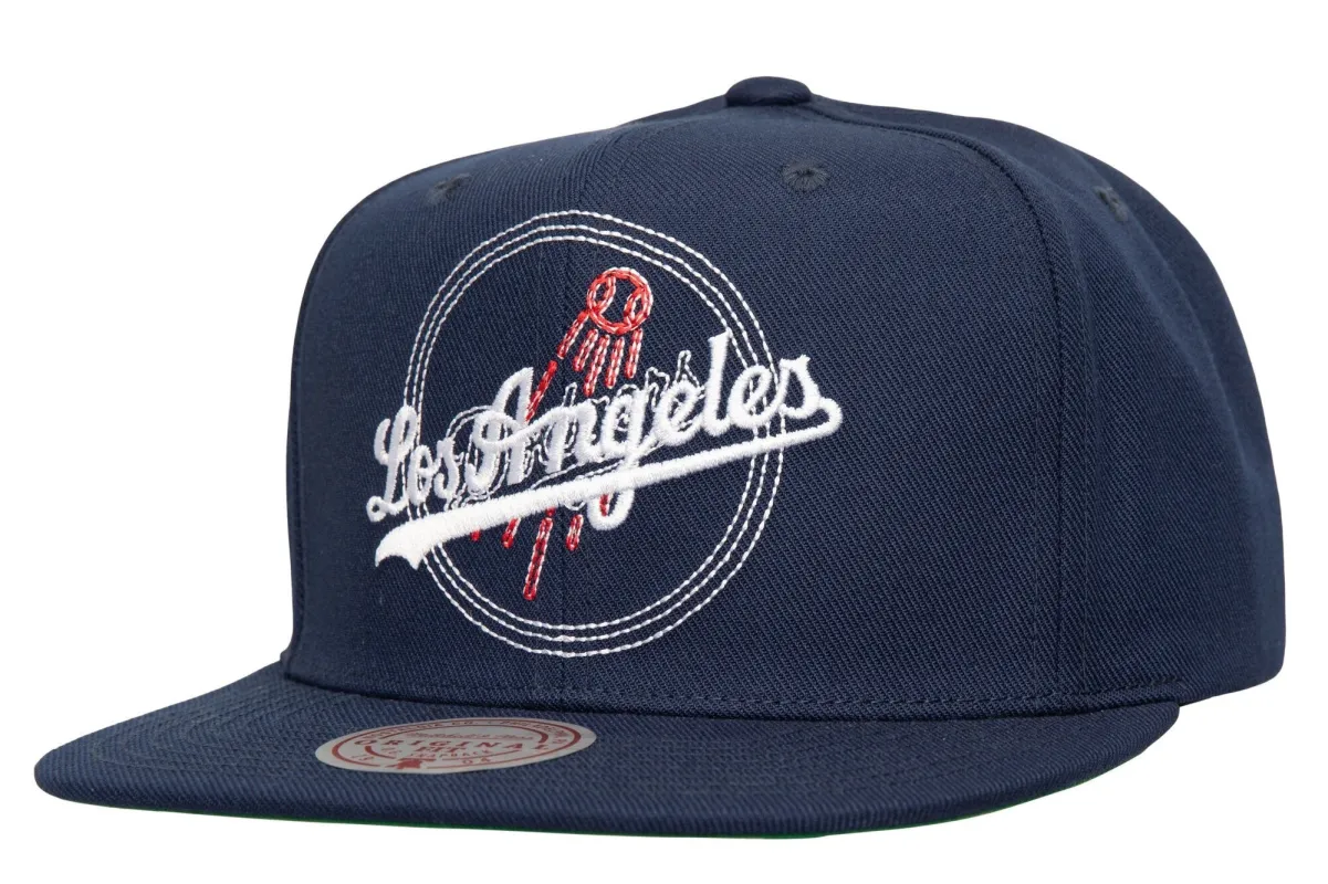 Mitchell & Ness Men's MLB Double Up Snapback Dodgers Snapback Caps sold by Zulily