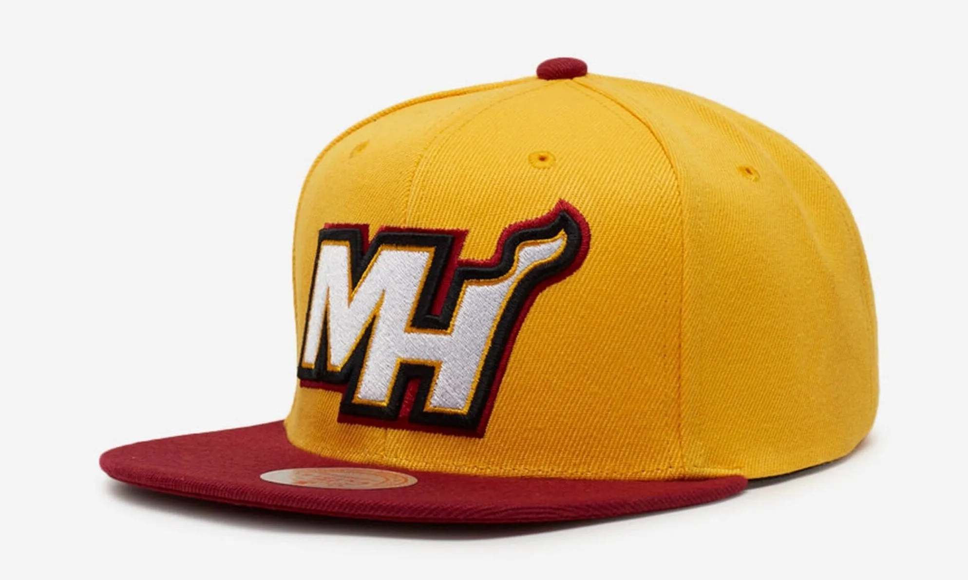 Mitchell & Ness Men's NBA Core Basic Snapback Heat Snapback Caps sold by Zulily
