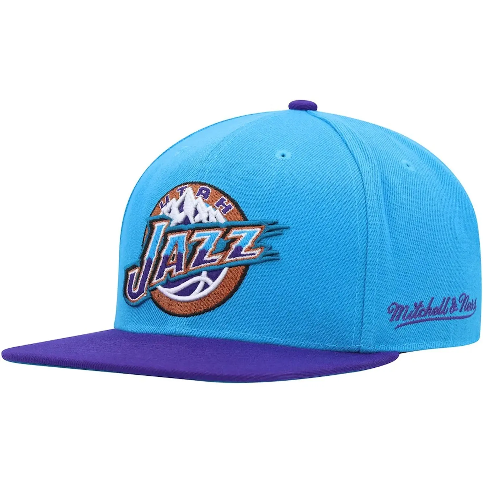 Mitchell & Ness Men's NBA Utah Jazz Team Side Fitted Hwc Fitted Caps sold by Zulily product image thumbnail 3