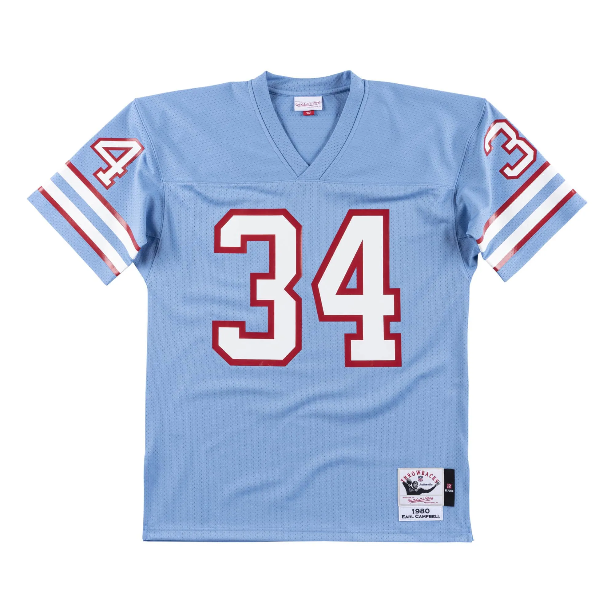 Mitchell & Ness Men's NFL Authentic Jersey Oilers 1980 Earl Campbell Jerseys sold by Zulily product image thumbnail 2
