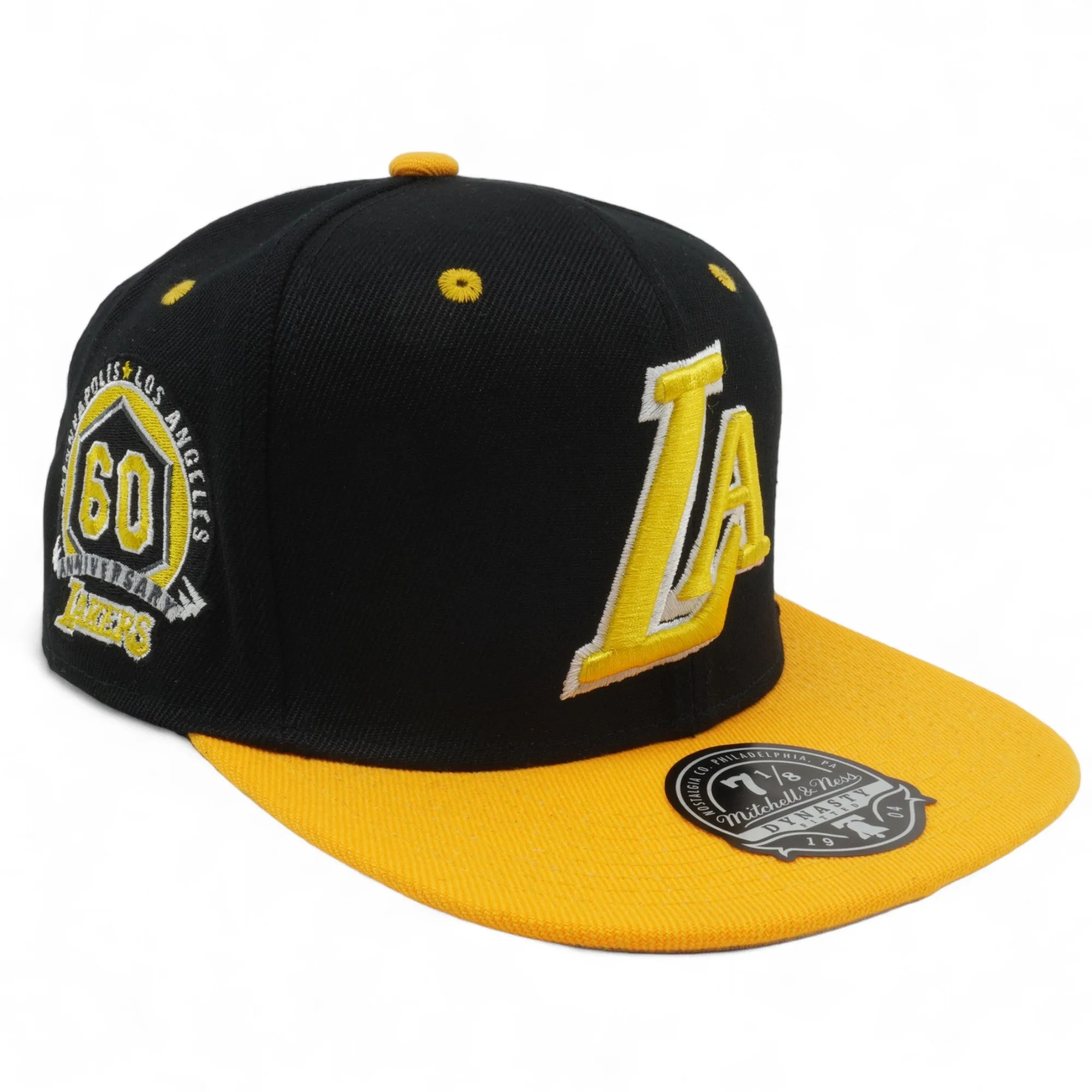 Mitchell & Ness Men's NBA Yellow Toe Fitted Hwc Lakers Fitted Caps sold by Zulily product image thumbnail 3