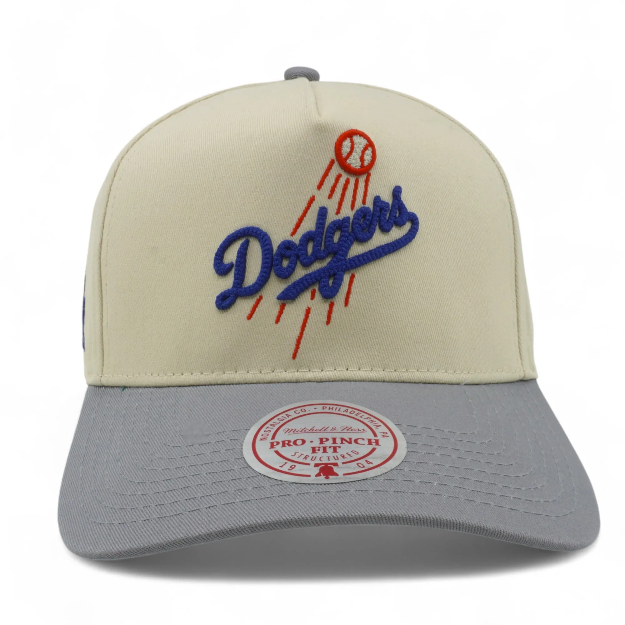 Mitchell & Ness Men's MLB Chainstitcher Pro Pinch Snapback Dodgers Snapback Caps sold by Zulily product image thumbnail 2