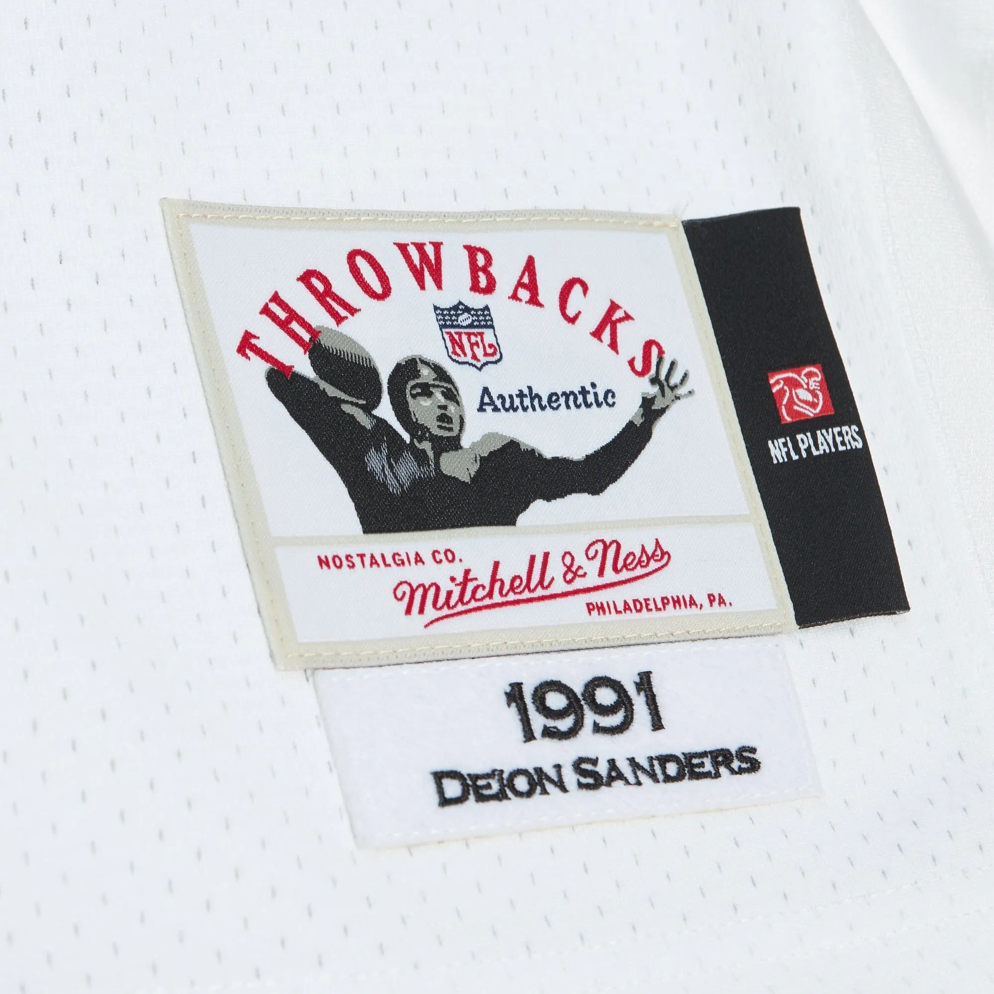 Mitchell & Ness Men's NFL Authentic Jersey Falcons 1991 Deion Sanders Jerseys sold by Zulily product image thumbnail 4