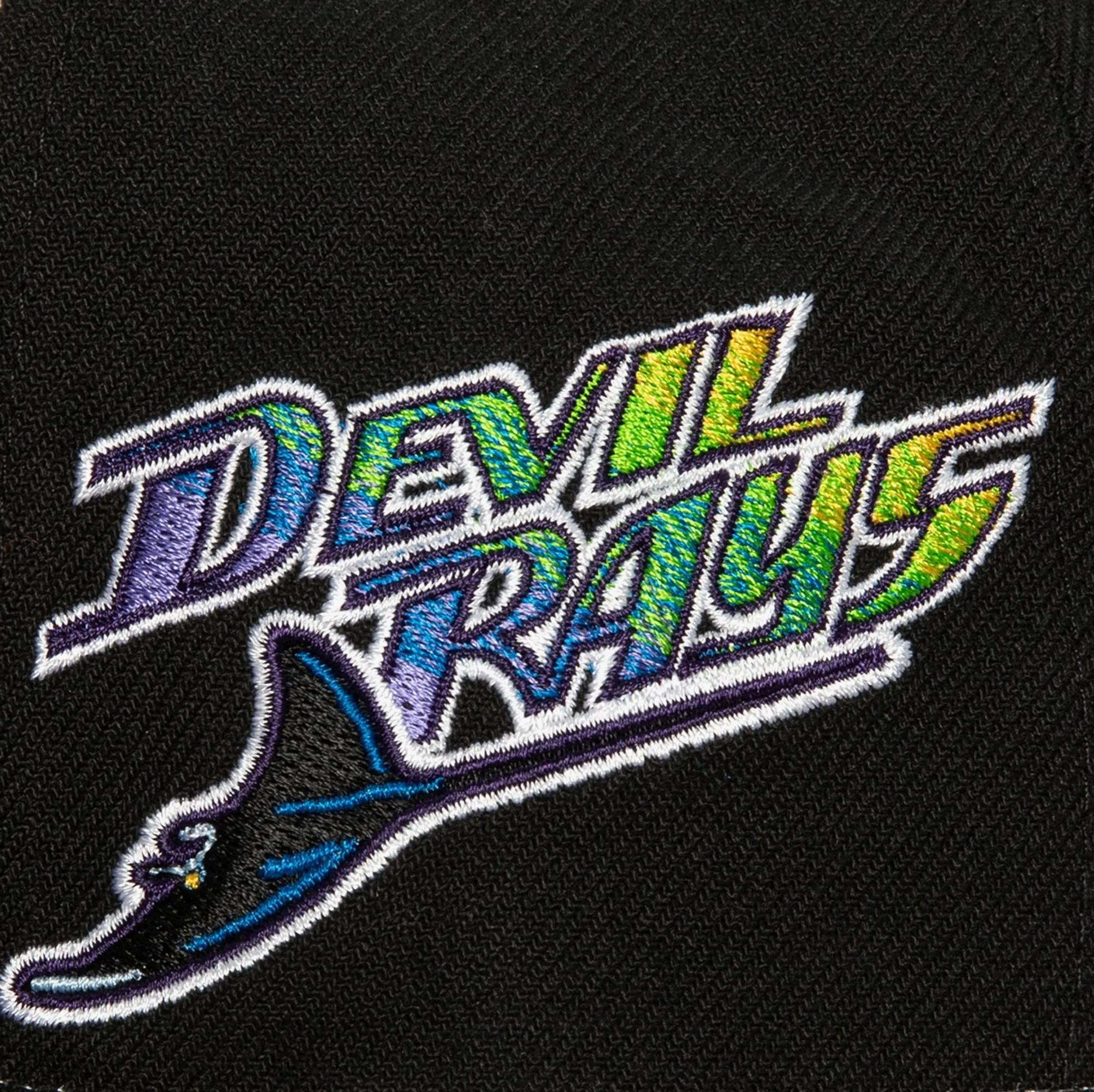 Mitchell & Ness Men's MLB Homefield Fitted Coop Rays Fitted Caps sold by Zulily product image thumbnail 4
