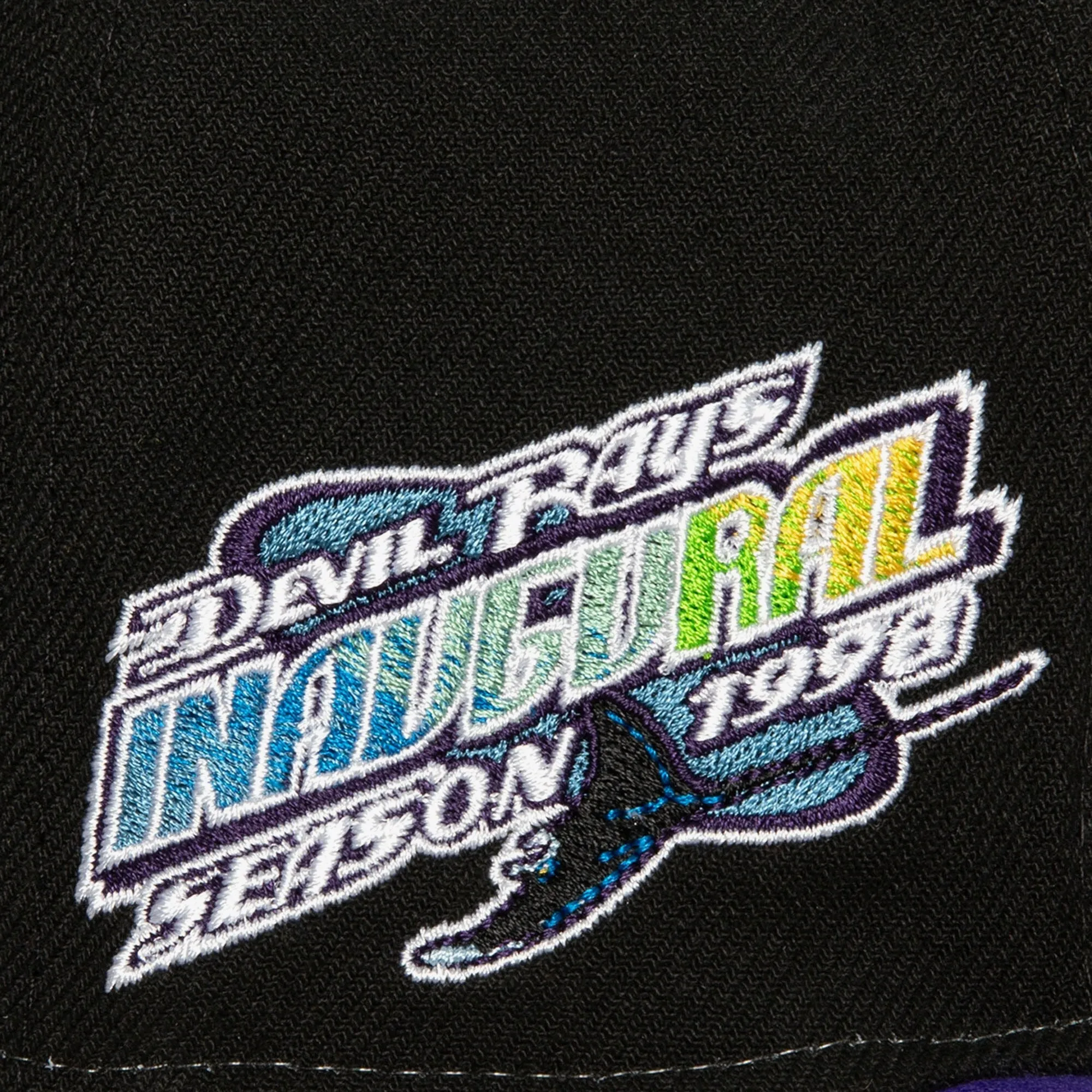 Mitchell & Ness Men's MLB Homefield Fitted Coop Rays Fitted Caps sold by Zulily product image thumbnail 3