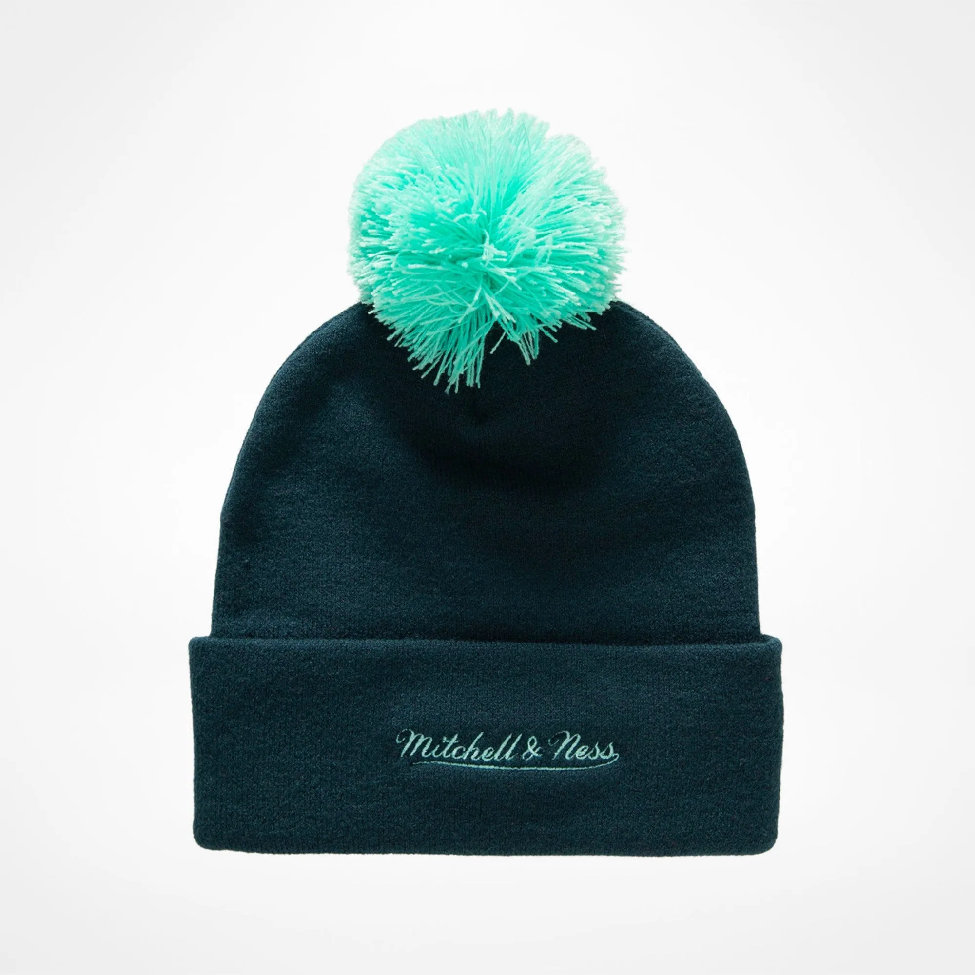 Mitchell & Ness Men's NHL Punch Out Pom Knit Kraken Knit Hat sold by Zulily product image thumbnail 2