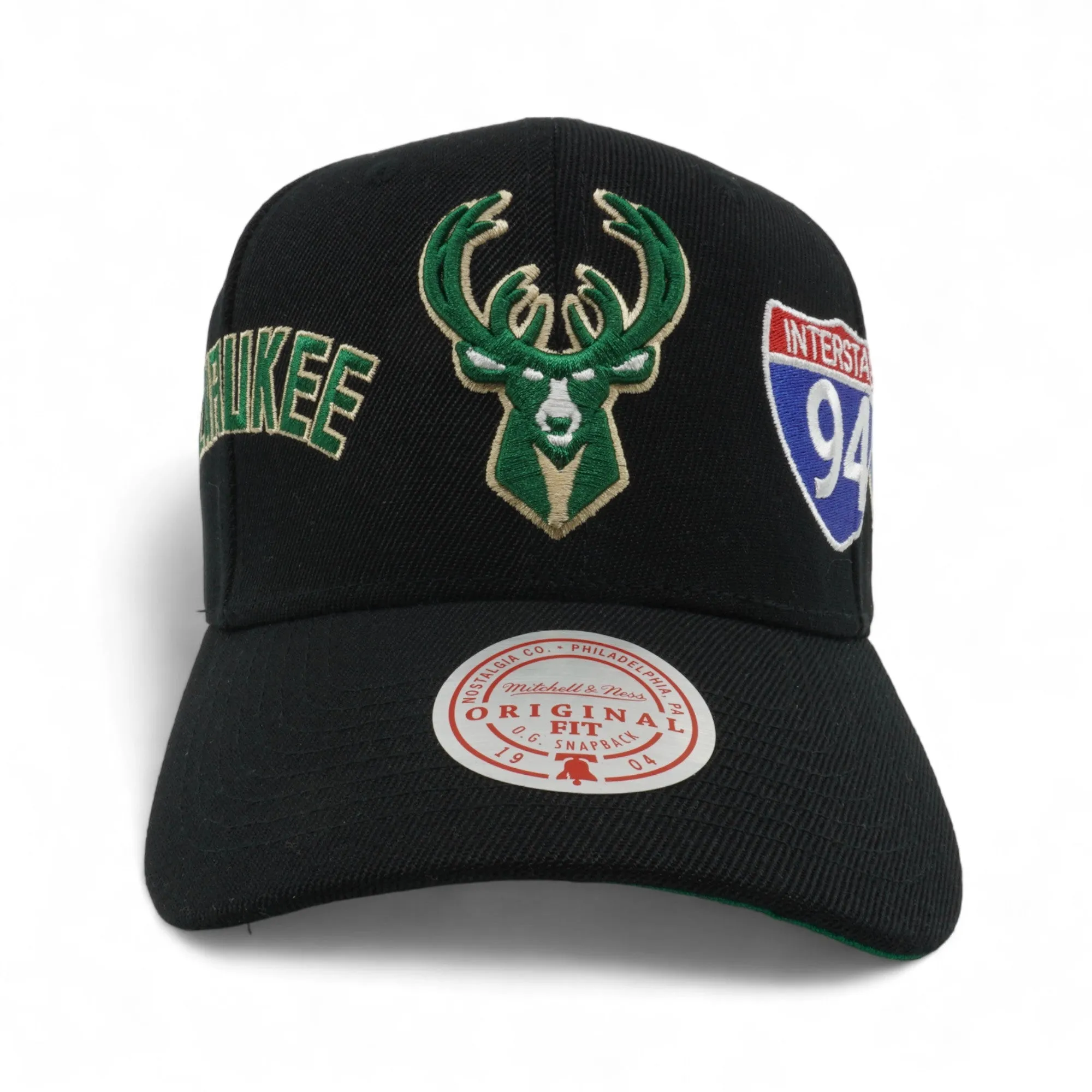 Mitchell & Ness Men's NBA Hyper Local Pro Crown Bucks sold by Zulily product image thumbnail 2