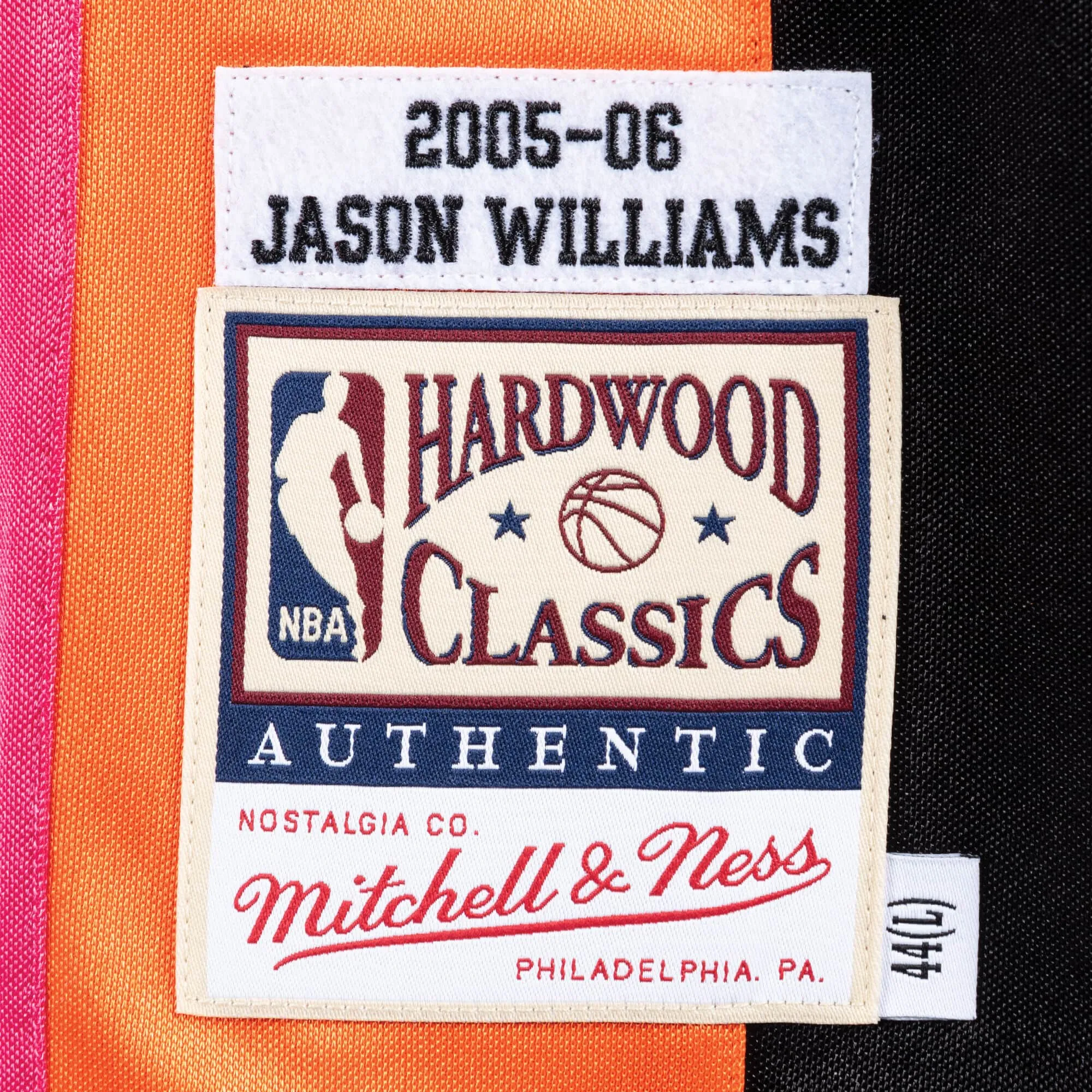 Mitchell & Ness NBA Authentic Alternate Jersey Miami Heat 05 Jason Williams sold by Zulily product image thumbnail 3
