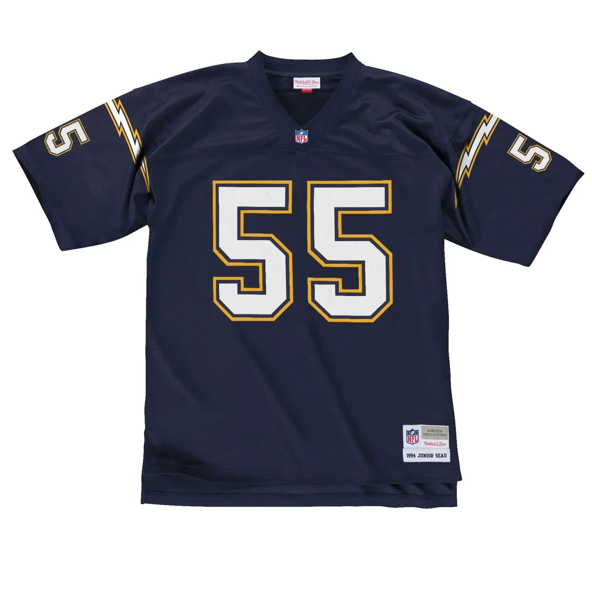 Mitchell & Ness Men's NFL Legacy Jersey Chargers 1994 Junior Seau Jerseys sold by Zulily