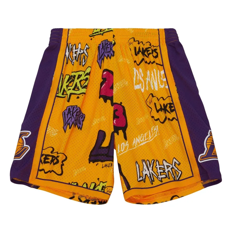 Mitchell & Ness NBA Slap Sticker Swingman Short La Lakers 2009 Jerseys sold by Zulily