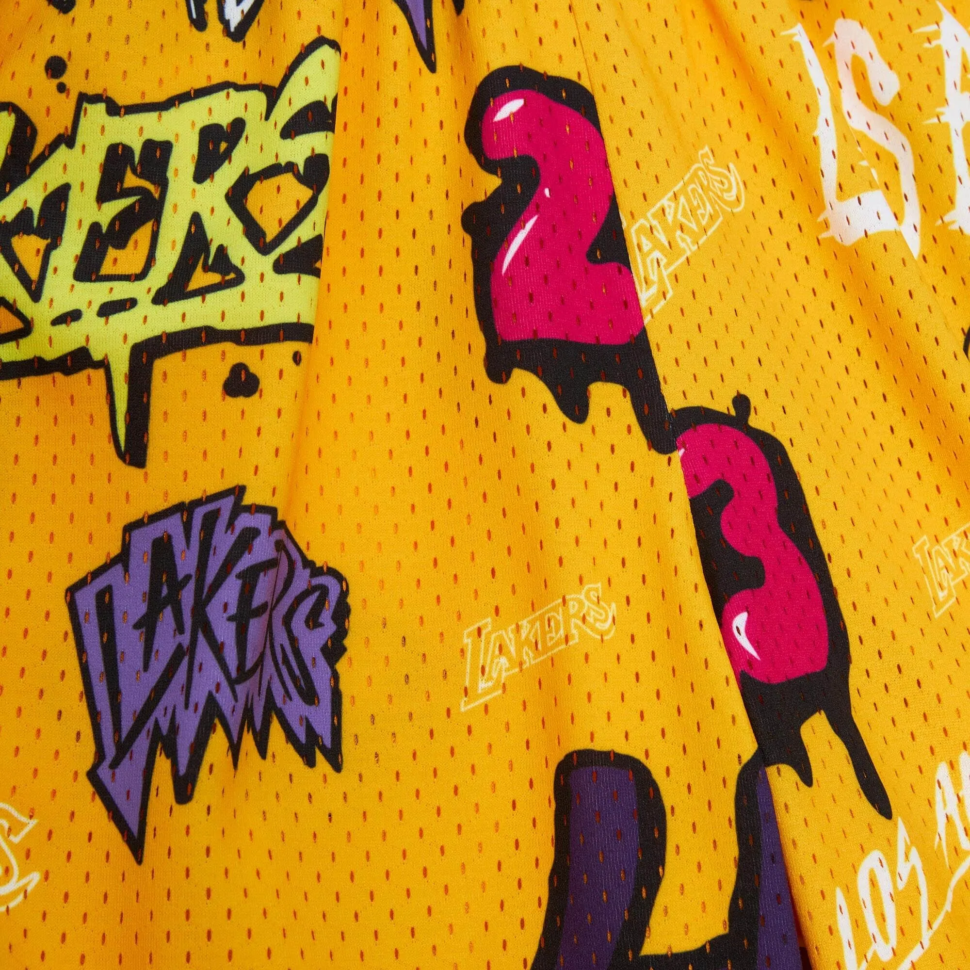 Mitchell & Ness NBA Slap Sticker Swingman Short La Lakers 2009 Jerseys sold by Zulily product image thumbnail 3