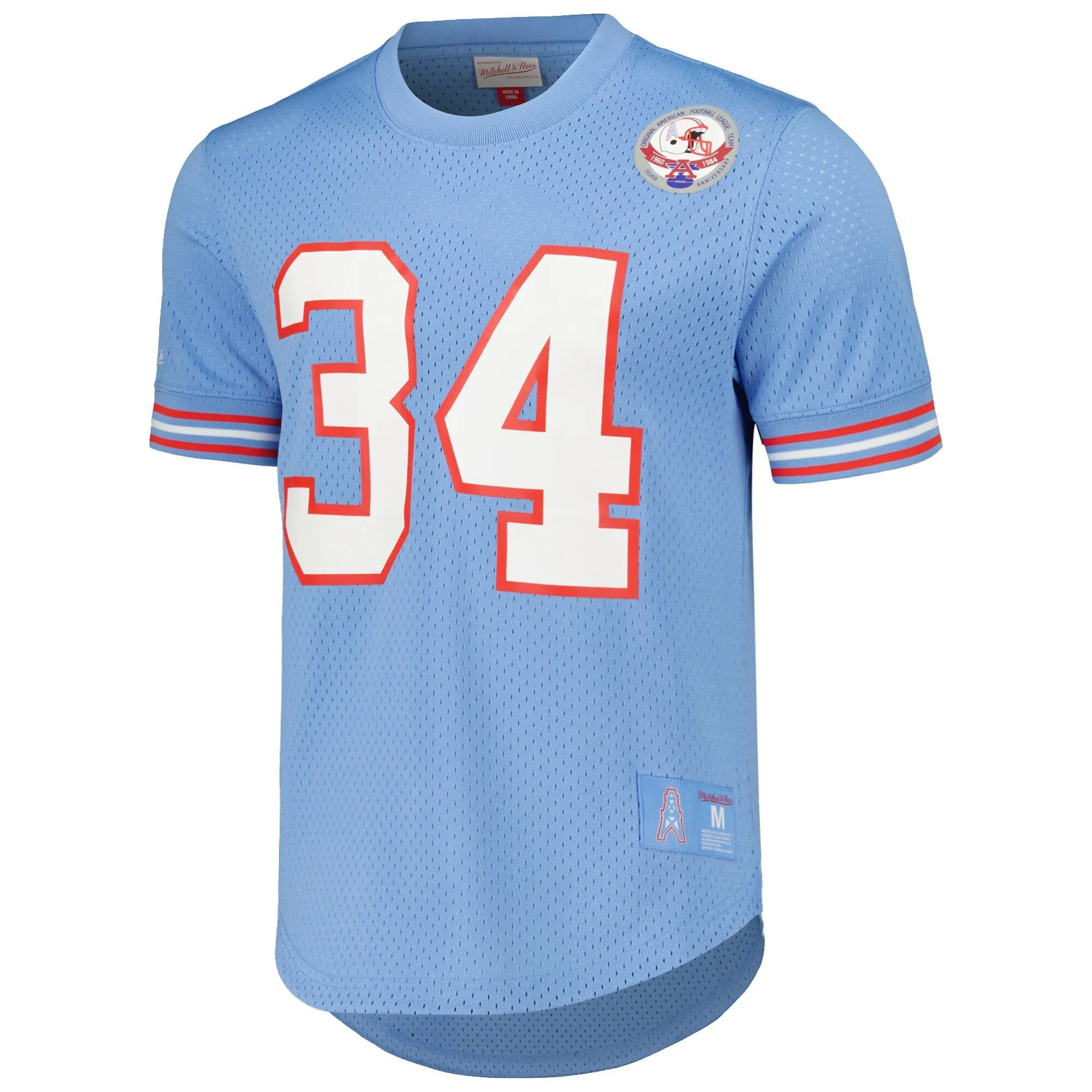 Mitchell & Ness Men's NFL N&N Mesh Crewneck Oilers 1983 Earl Campbell Jerseys sold by Zulily product image thumbnail 3
